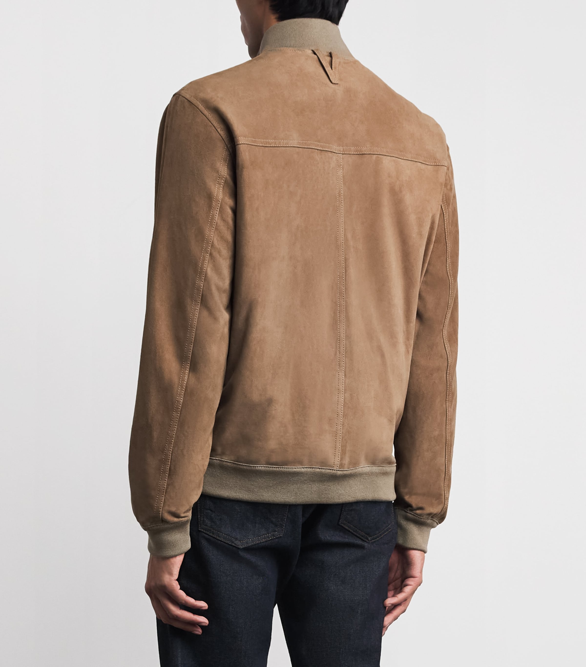 Valstar Mens Suede Valstarino Bomber Jacket Image 5