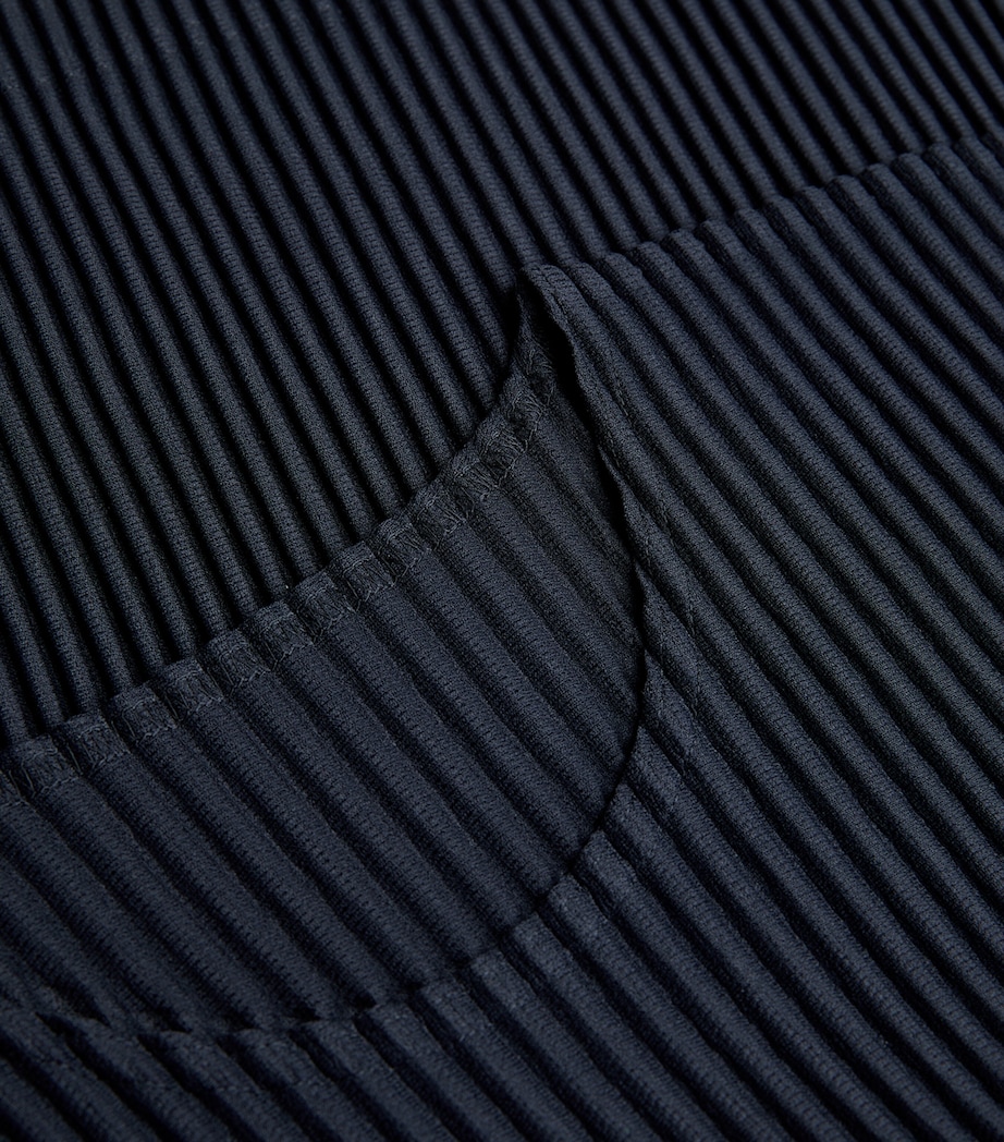 Pleated Long-Sleeve T-Shirt 75 NAVY Image 5