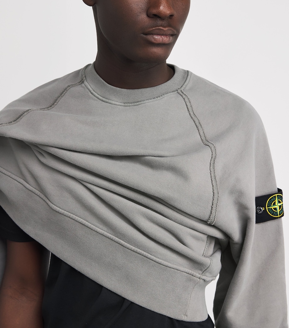 Cotton Compass Logo Sweatshirt V006B Image 6