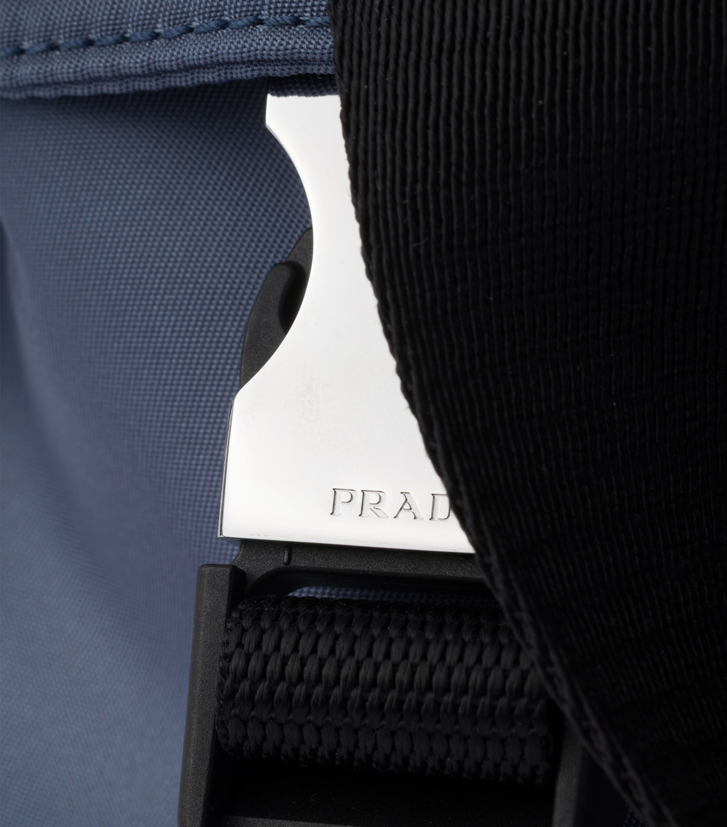 Prada Re-Nylon-Leather Explore Messenger Bag Blue Image 6