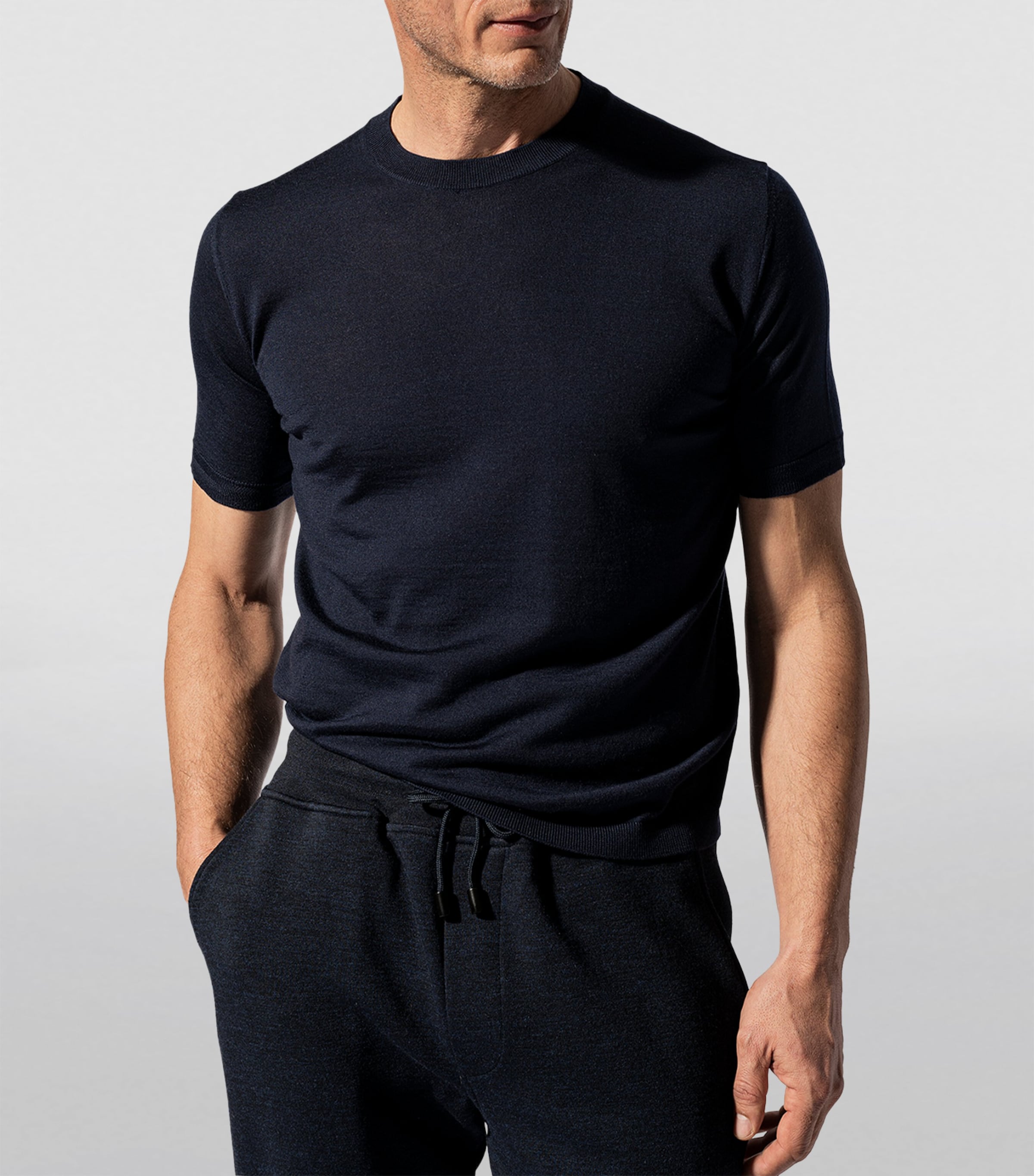 Wool and Silk-Blend T-Shirt 810 Image 3