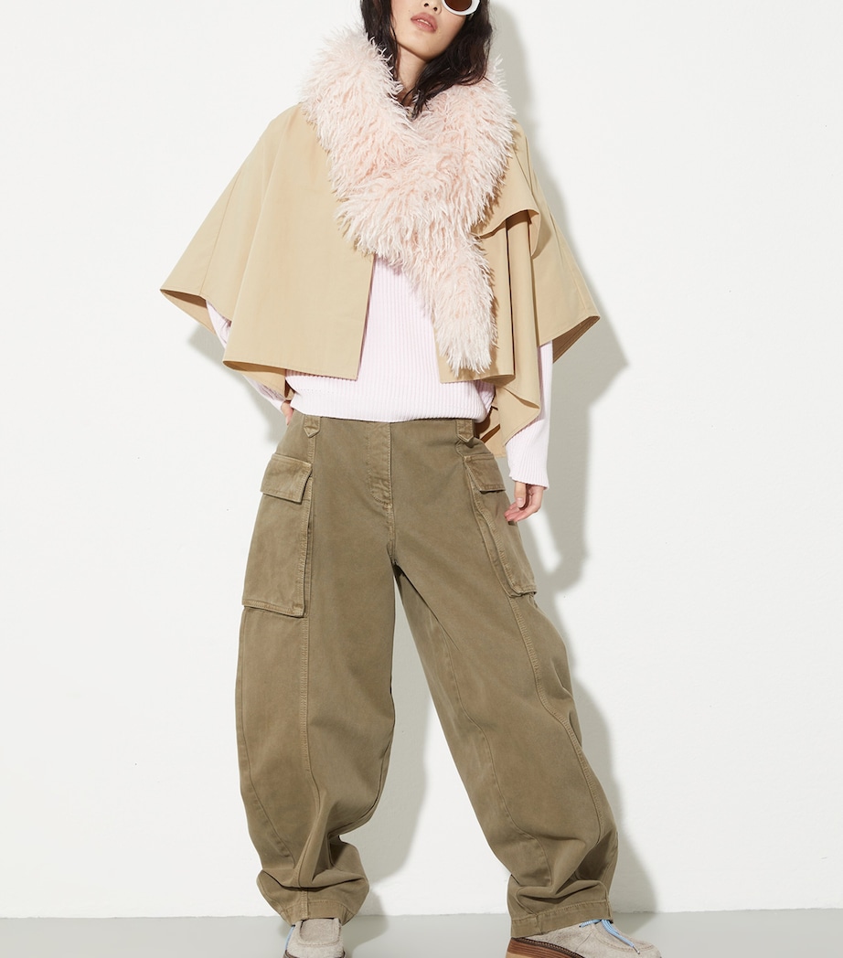 Wool Half-Zip Sweater PINK Image 2