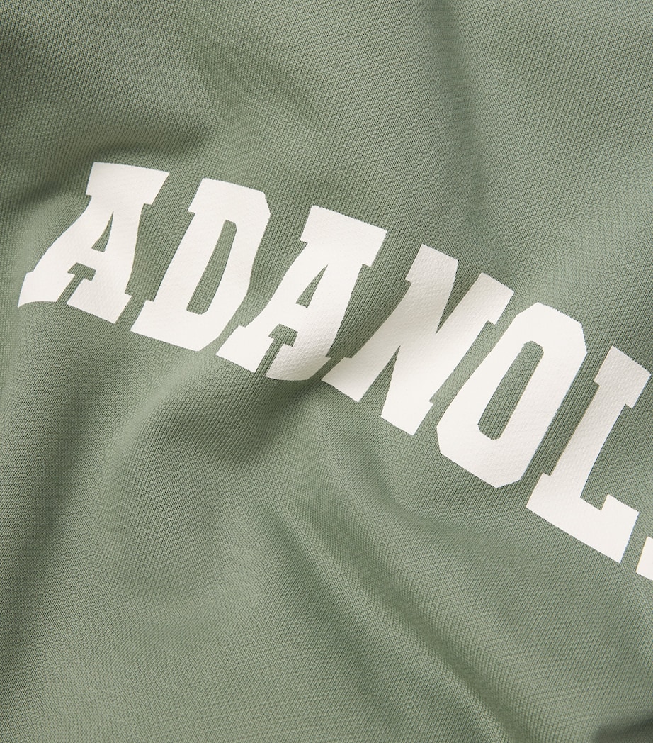 Organic Cotton Varsity Sweatshirt EDEN GREEN/MRSHML Image 5