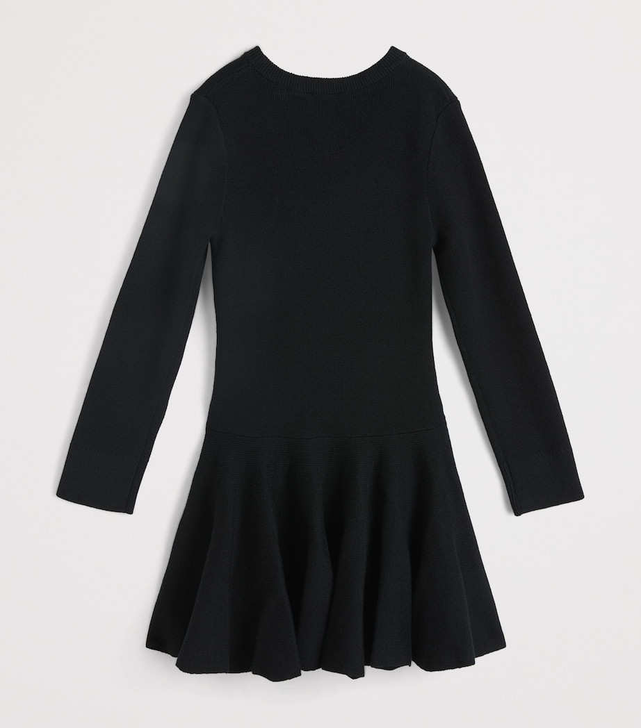 Givenchy Kids Cotton-Cashmere Logo Knitted Dress (4-12+ Years) Image 2