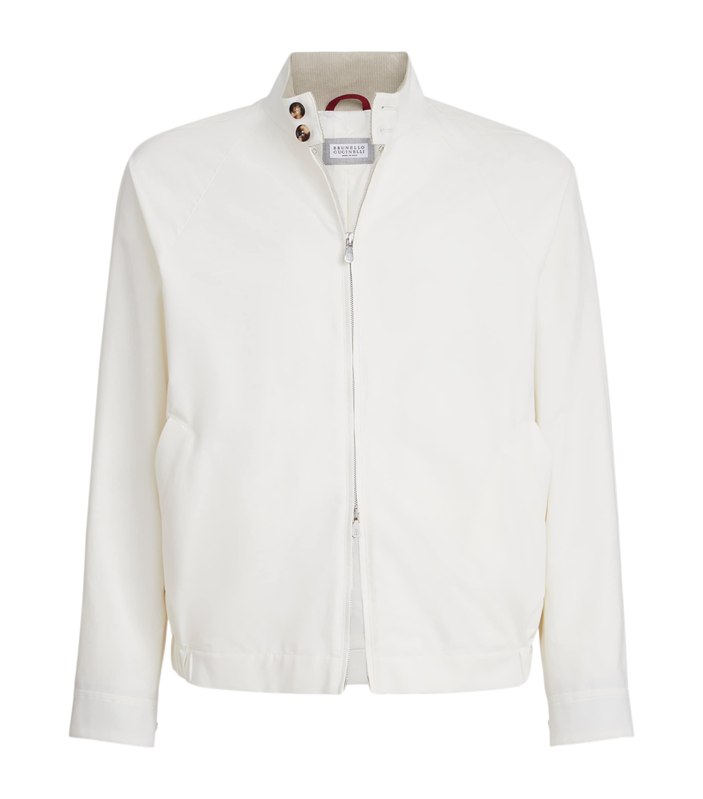 Brunello Cucinelli Mens Cotton-Blend Water-Resistant Jacket Image 1