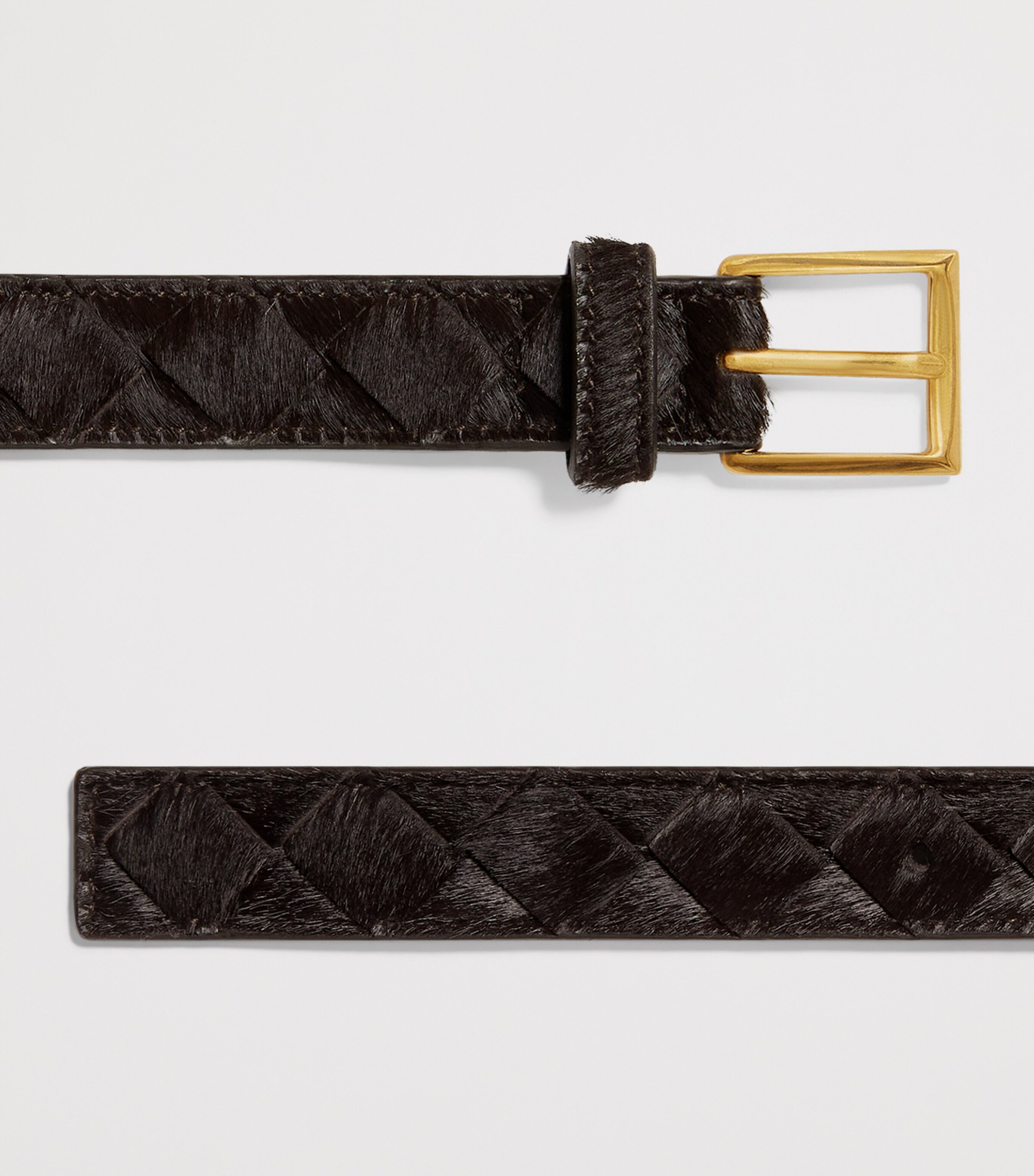 Bottega Veneta Pony Hair Solo Belt Image 3