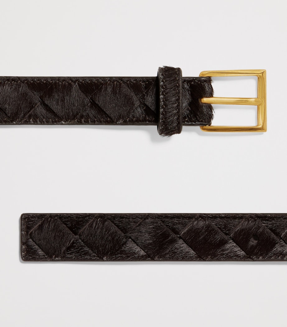 Bottega Veneta Pony Hair Solo Belt Image 3