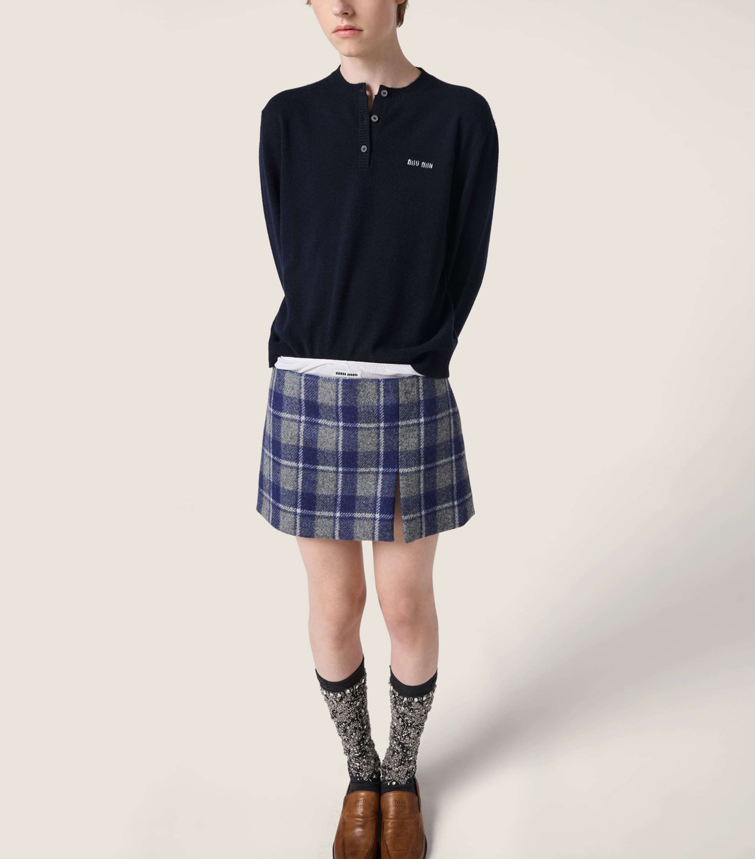 Cashmere Logo Sweater F0008 Image 4