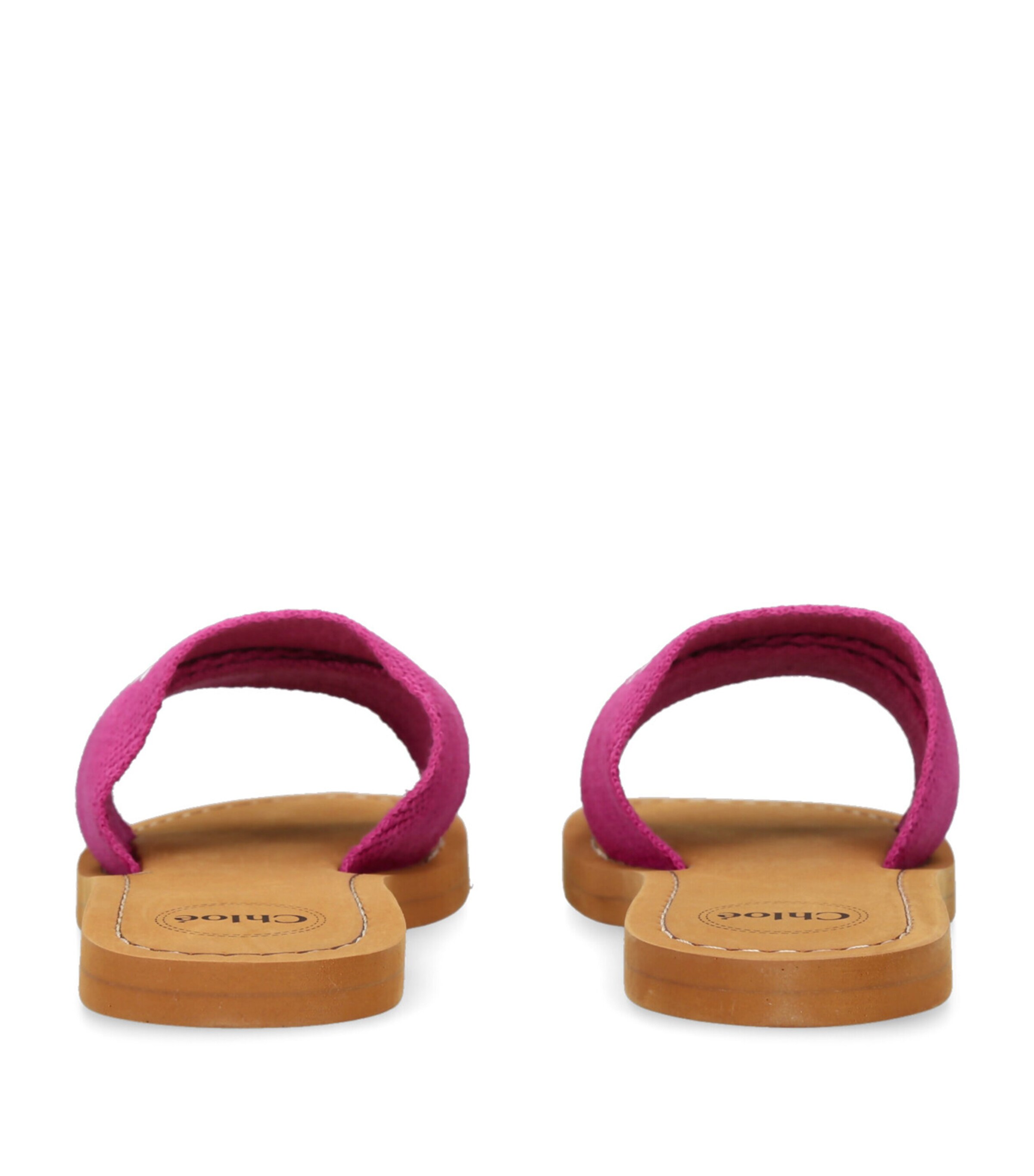 Chloé Kids Logo Aqua Slides Pink Image 2