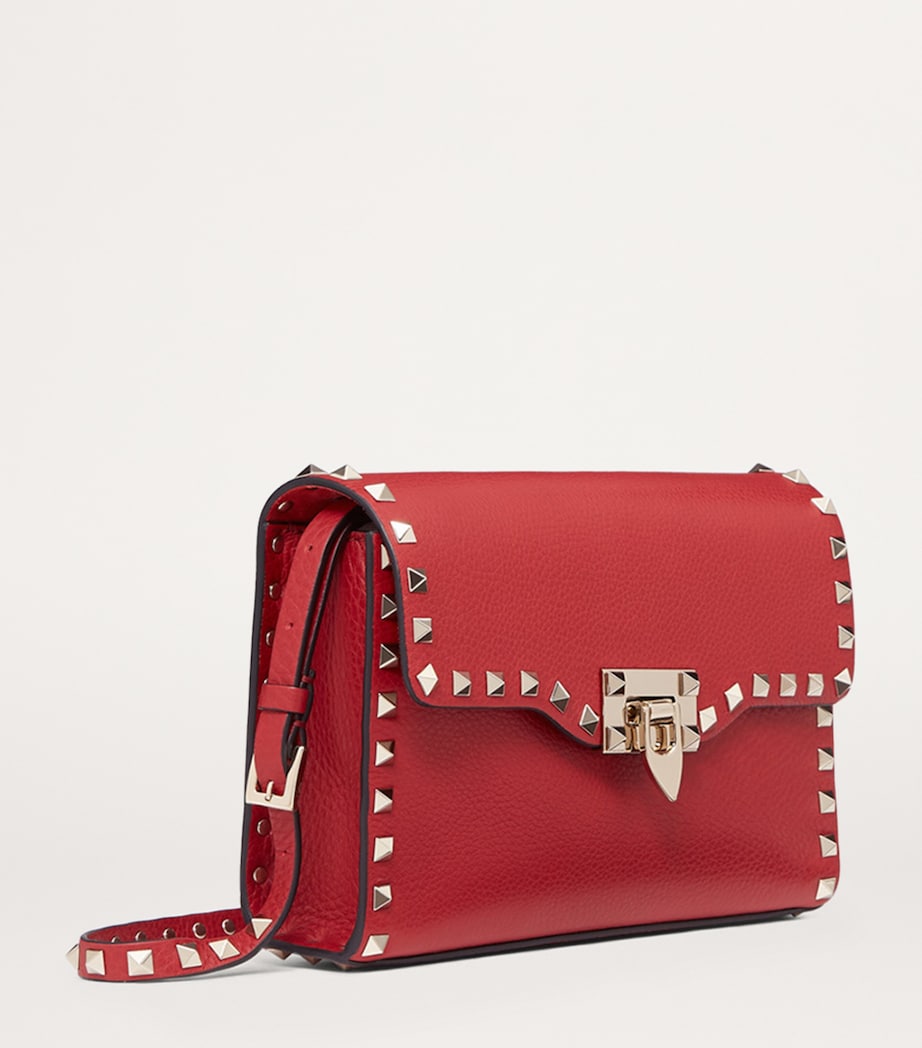 Calf Leather Rockstud Alcove Shoulder Bag 0RO Image 3