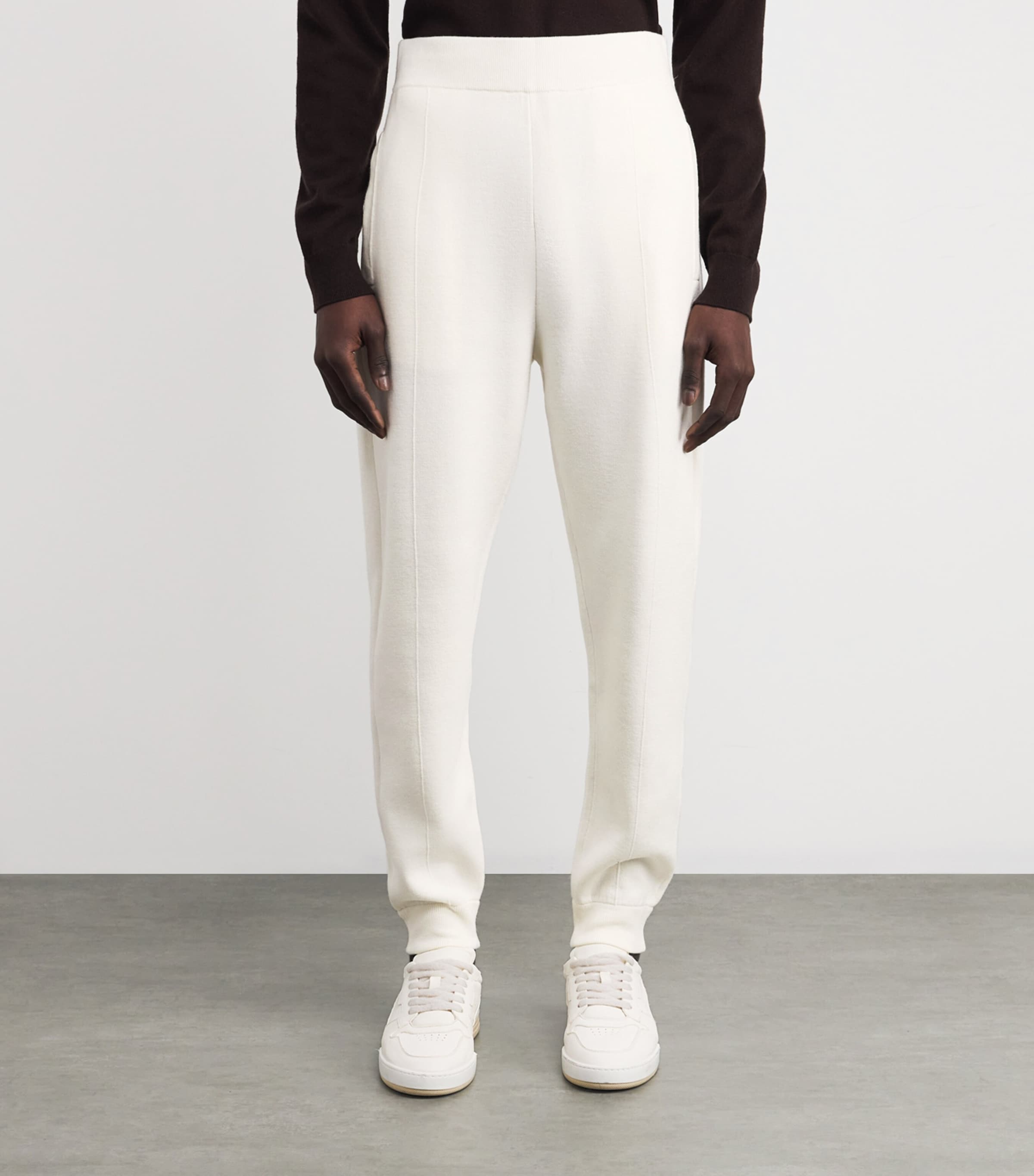 Merino Wool-Blend Gaston Sweatpants 91400 NEIGE Image 3
