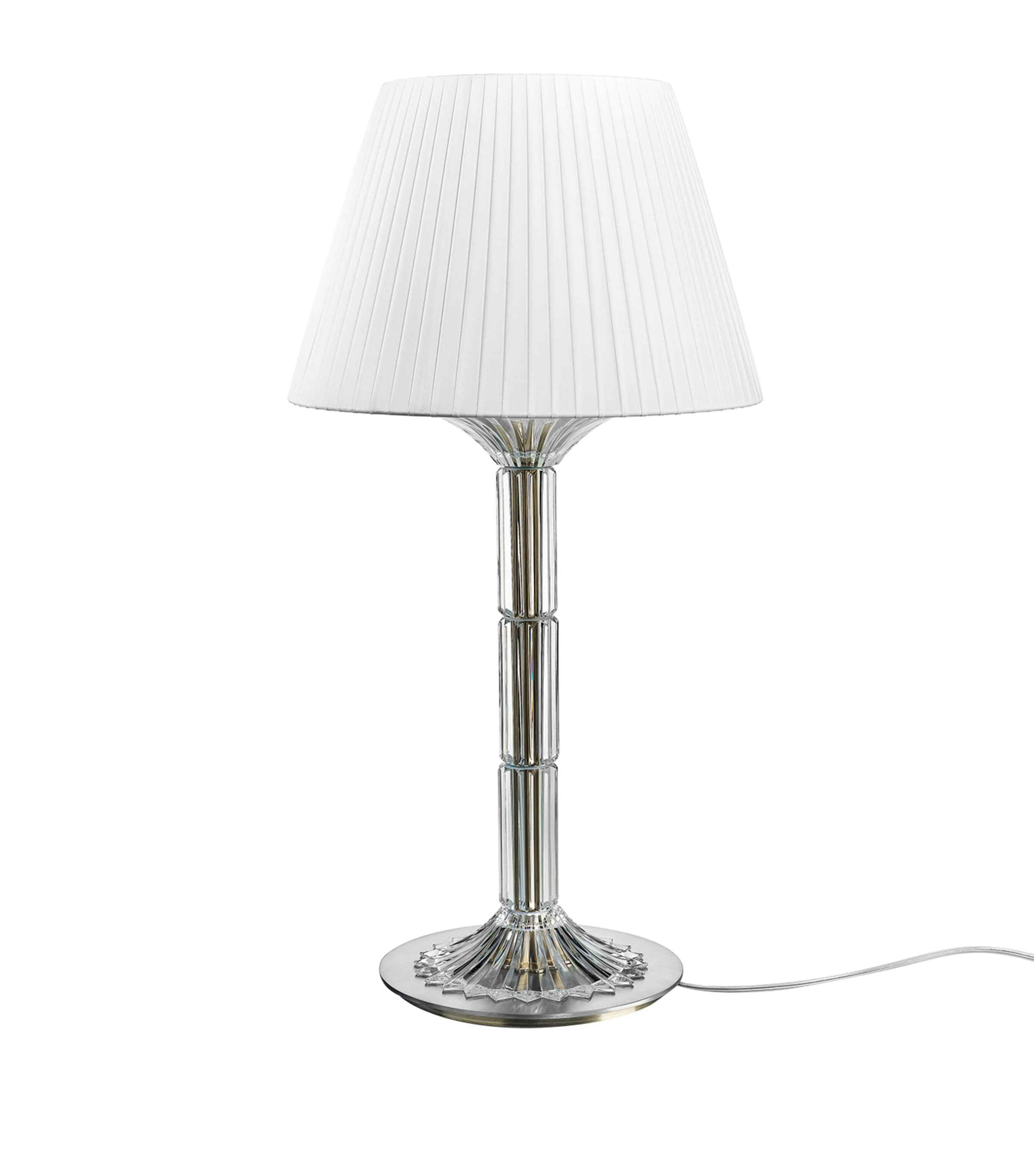 Baccarat Mille Nuit Table Lamp In White