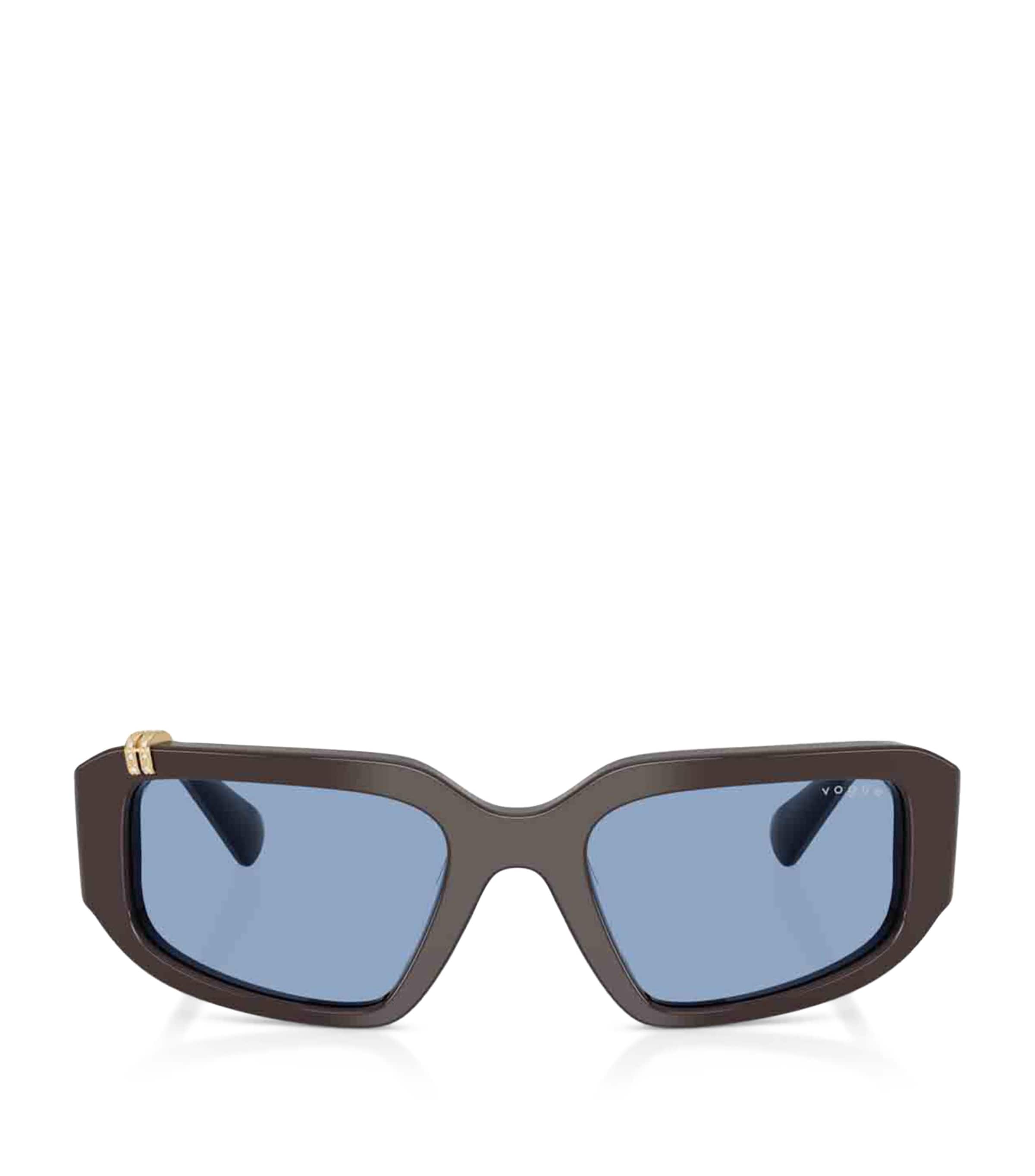 Vogue Rhinestone Irregular Sunglasses Image 1