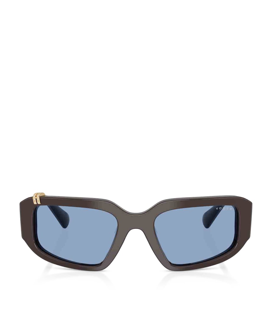 Vogue Rhinestone Irregular Sunglasses Image 1