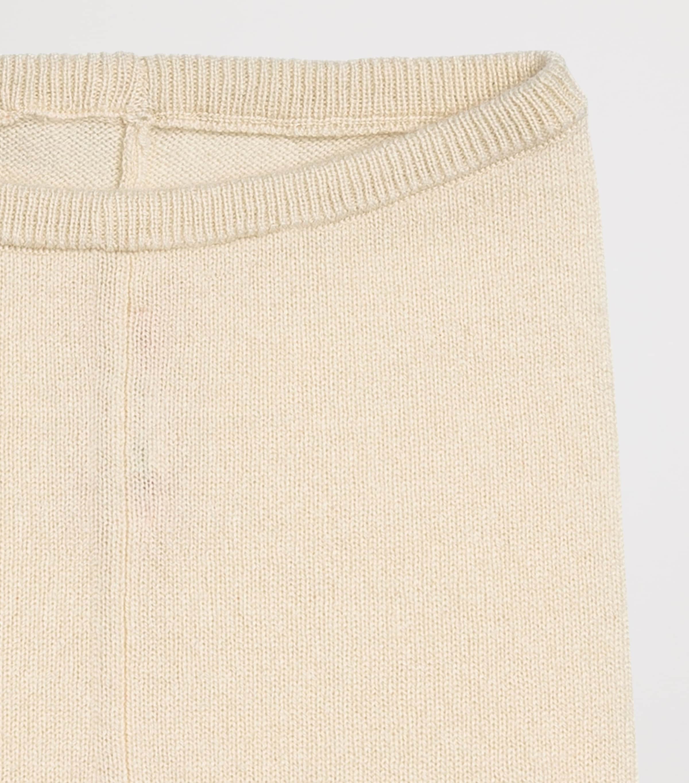 Bonpoint Cashmere Leggings (1-18 Months) Blanc Lait Image 3