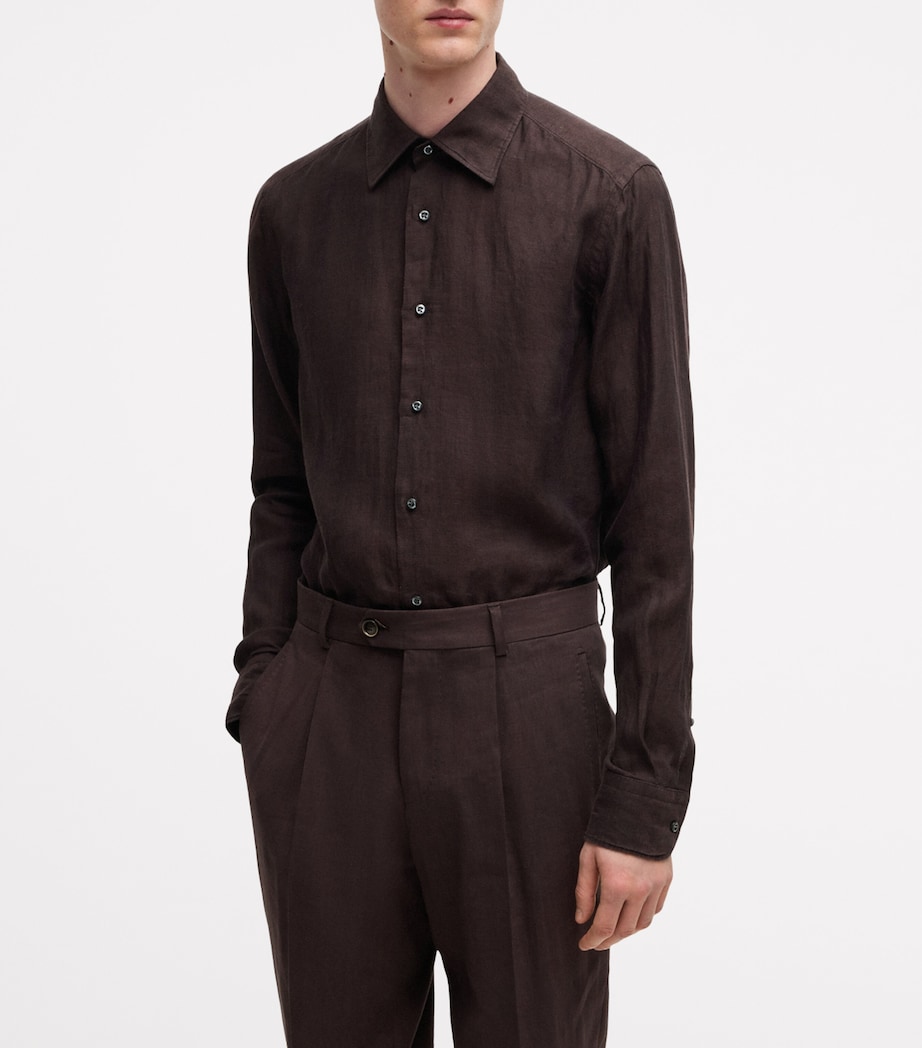 Linen Slim Shirt 203 Image 2