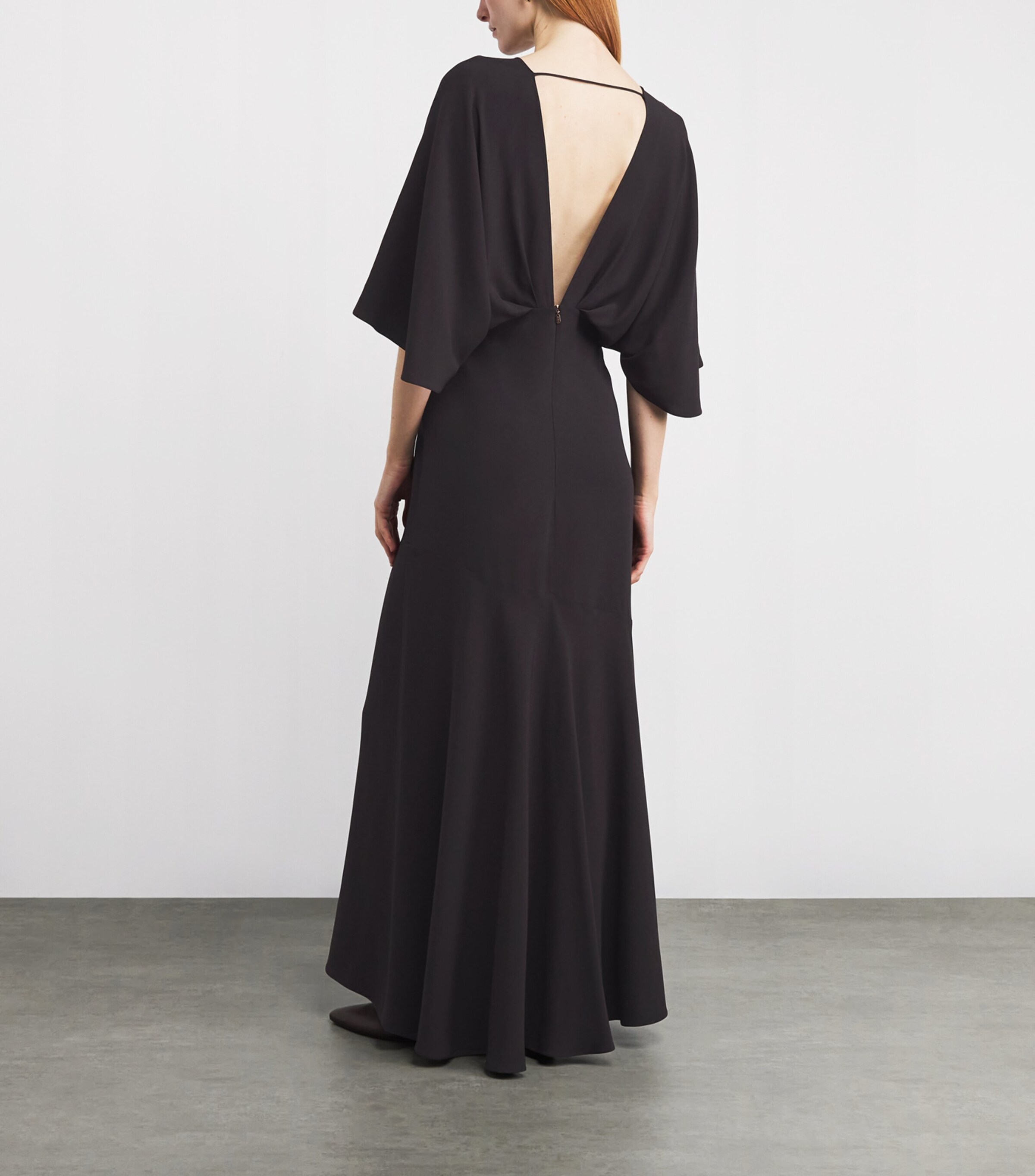 Agnona Womens Twist-Detail Maxi Dress Image 3