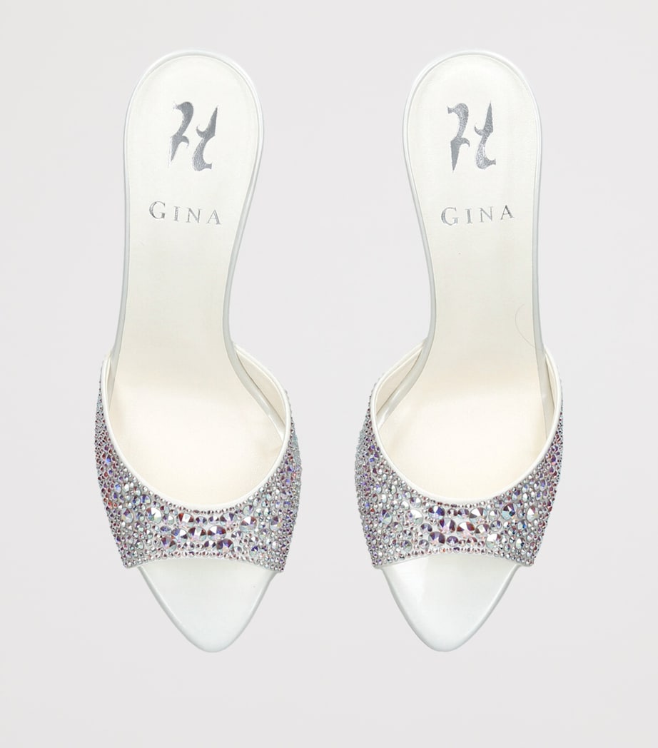 Crystal Comet Mules 50 WHITE/COMB Image 4