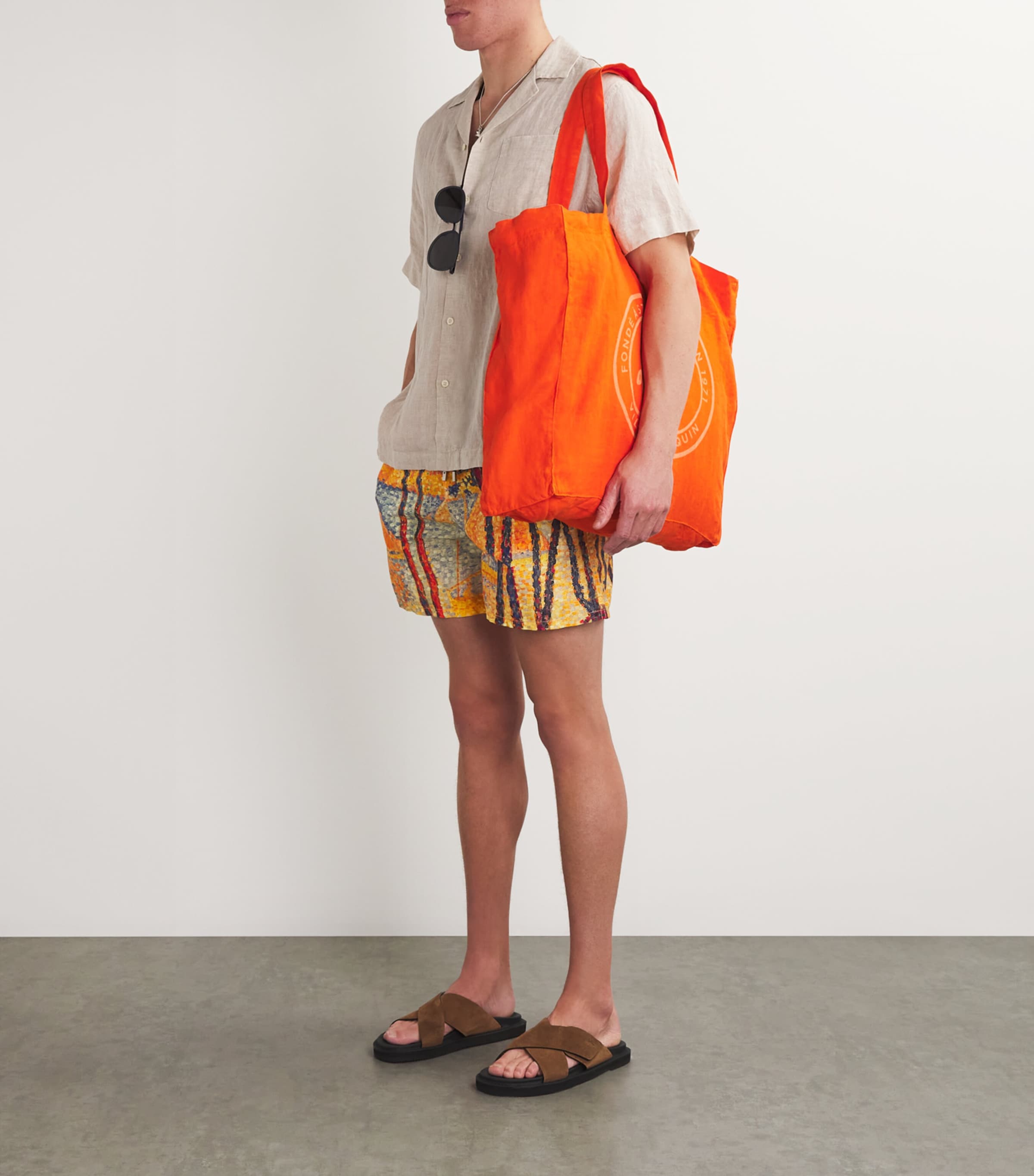 x Paul Signac Printed Moorea Swim Shorts 115 CORN Image 4