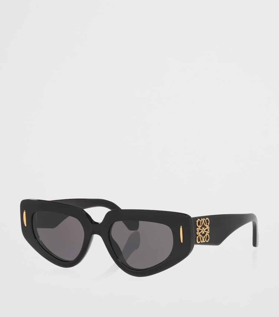 LOEWE Anagram Angular Rectangle Sunglasses Black Image 2
