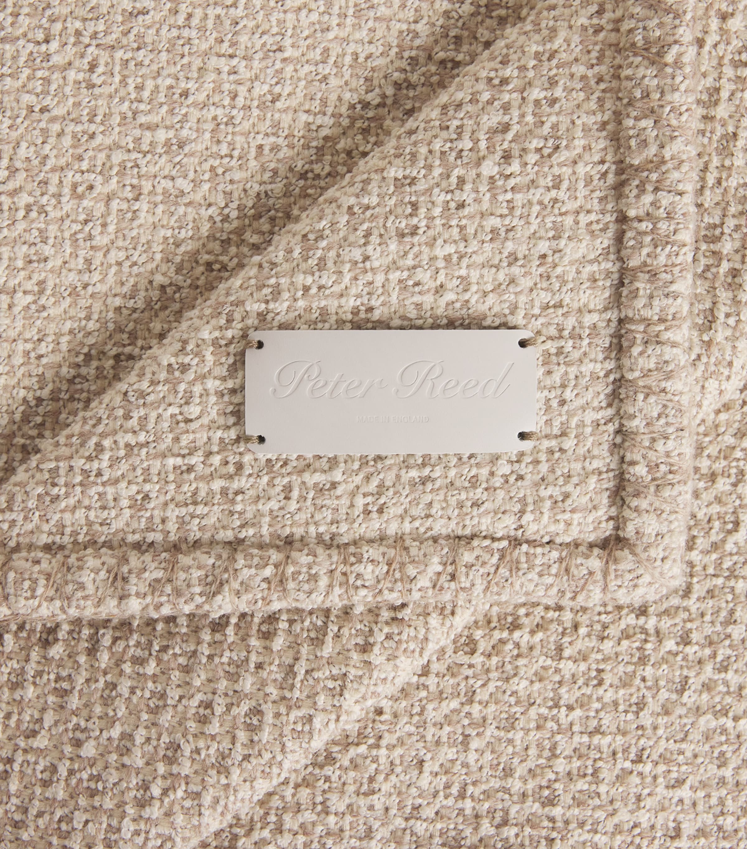 Textured Torcello Throw (310cm x 150cm) NEUTRAL Image 2