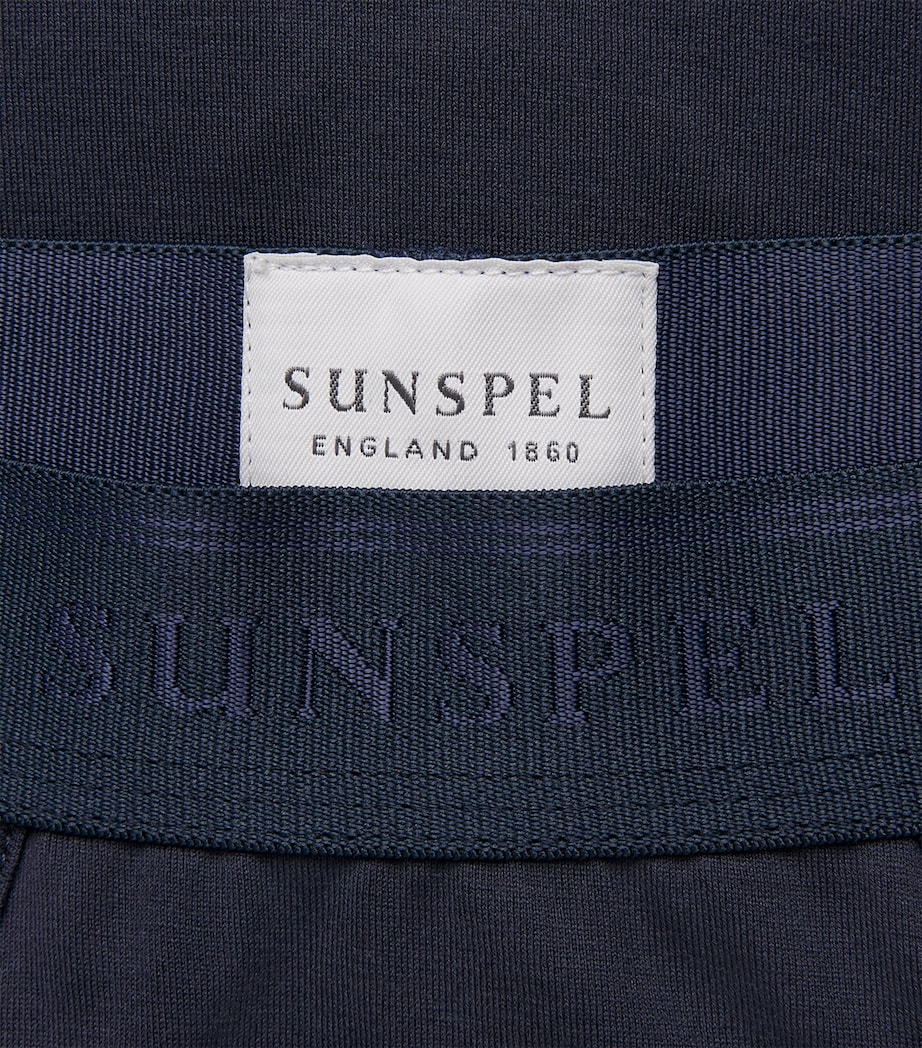 Superfine Cotton Low-Rise Trunks BUAA - NAVY Image 5