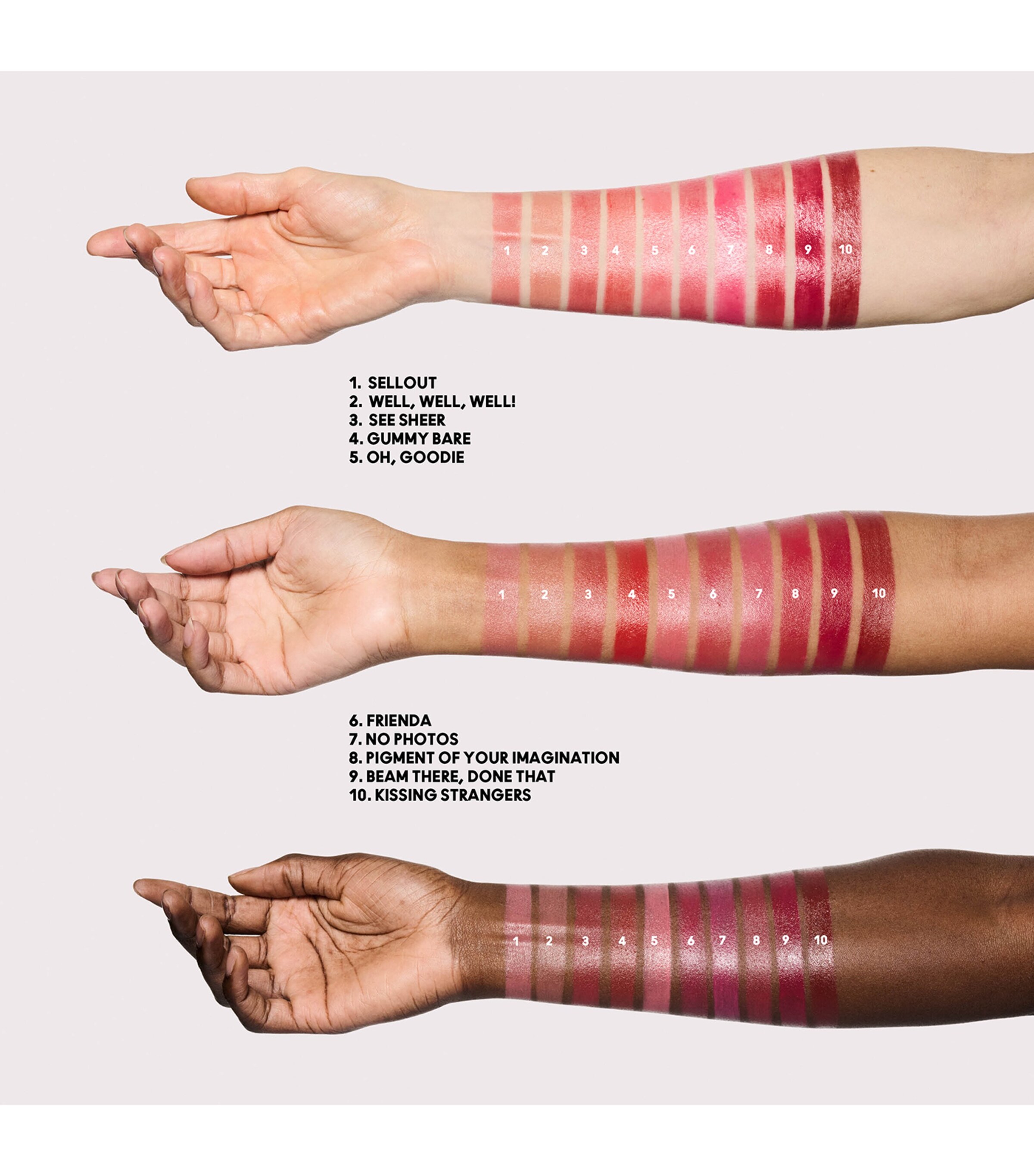 MAC Lustreglass Sheer-Shine Lipstick Gummy Bare Image 2