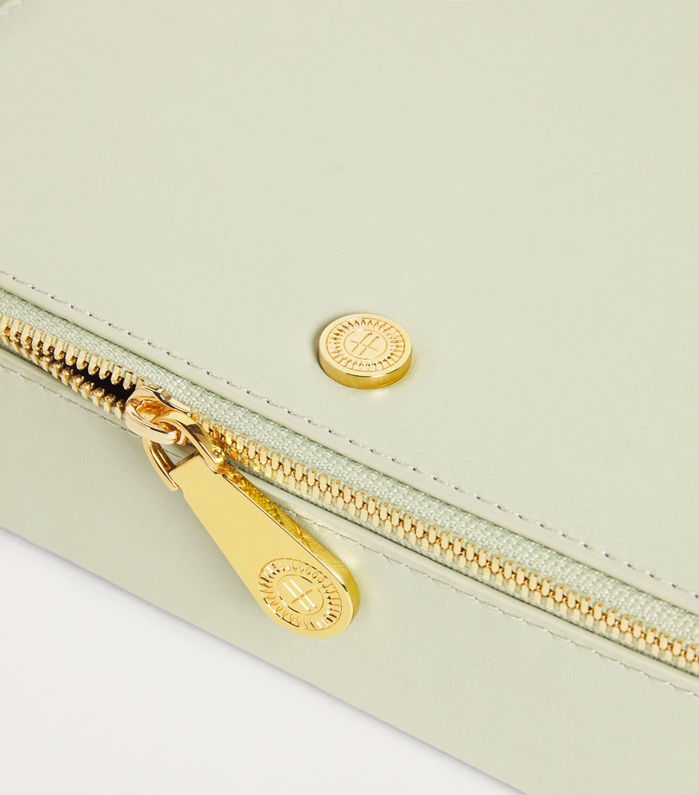 Large Soft Grain Leather Trinket Box GREEN Image 3