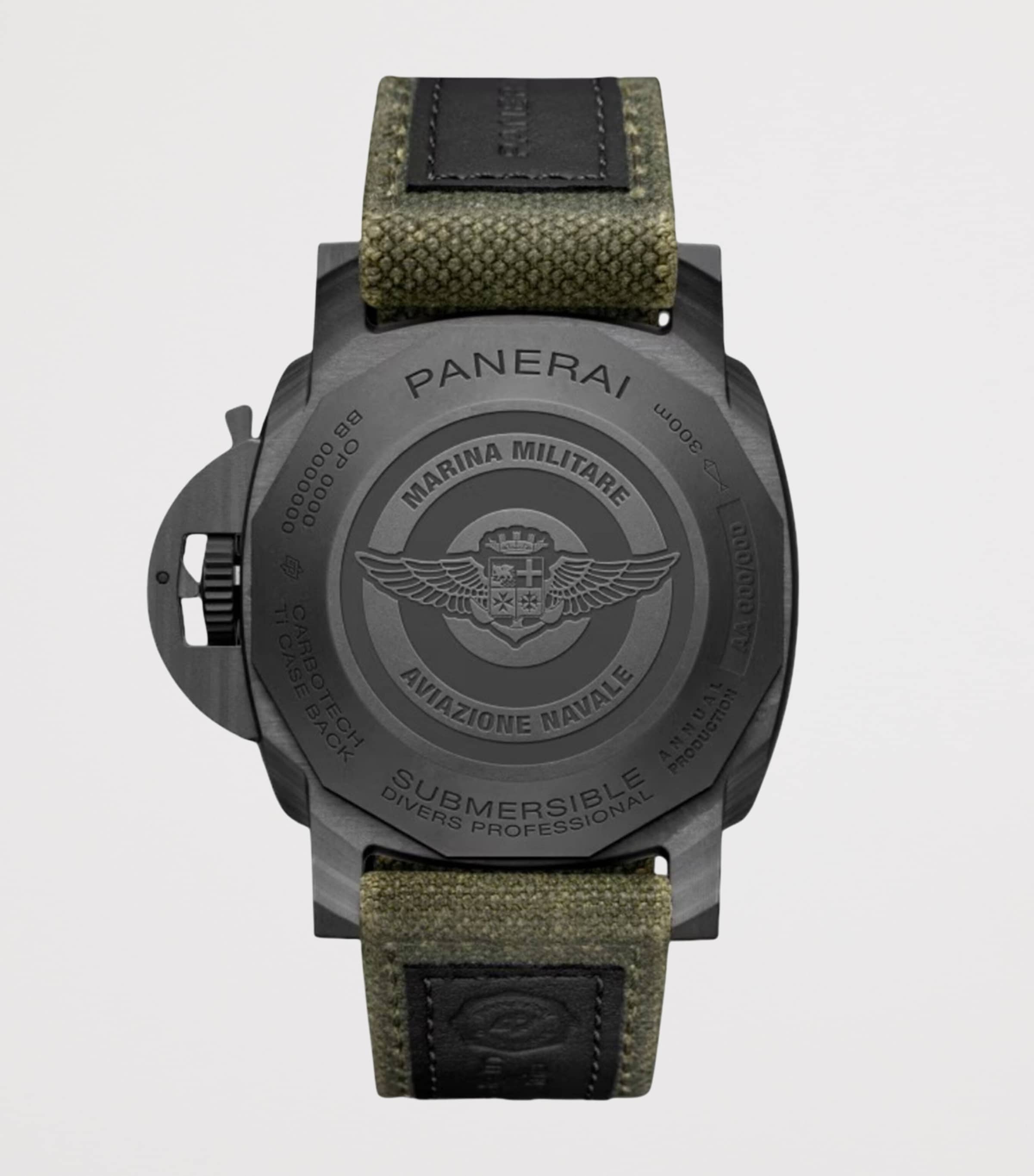 Stainless Steel Submersible Marina Militare Watch 44mm GREEN Image 2