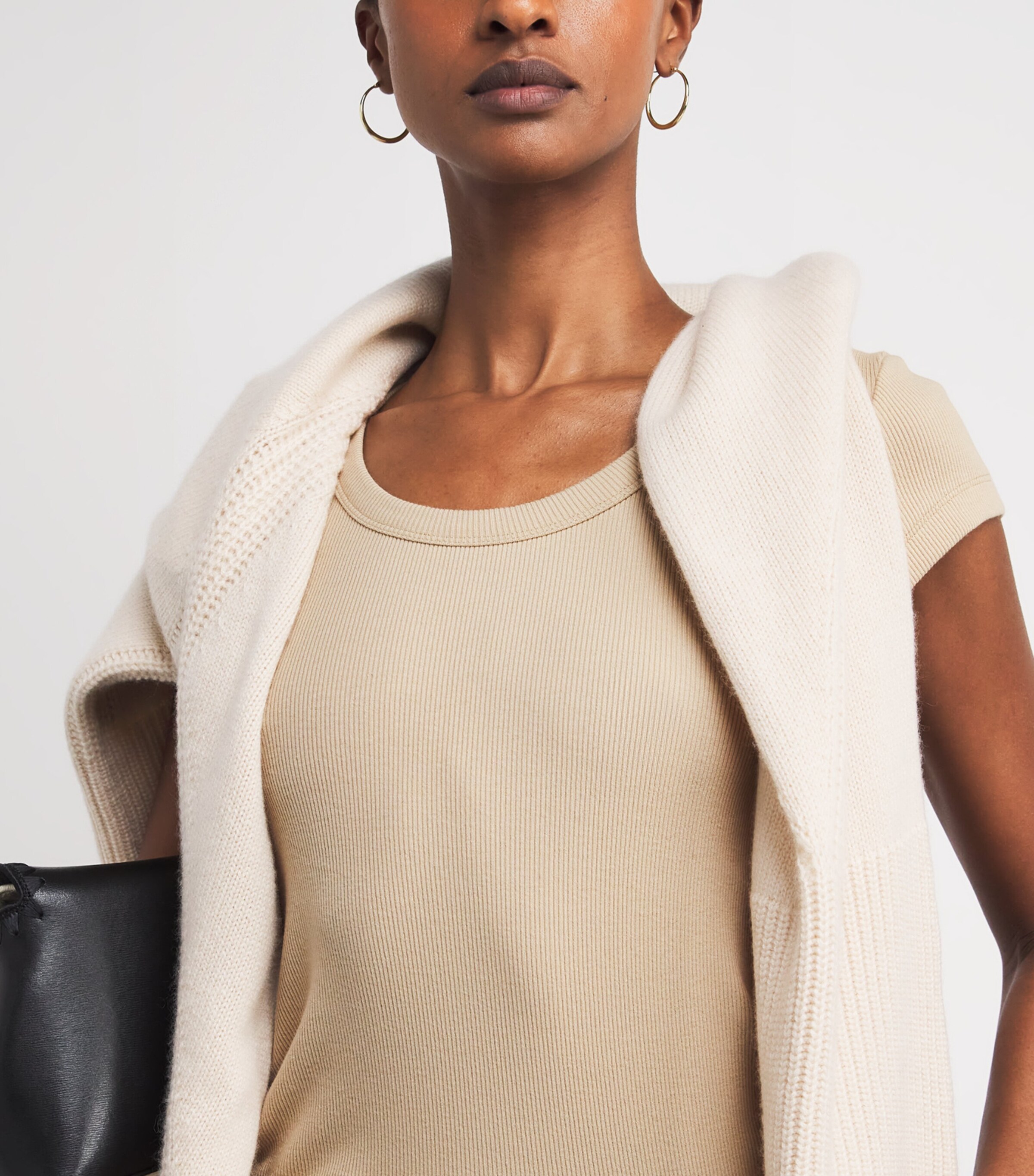 Cotton-Blend Saba T-Shirt POWDER Image 6