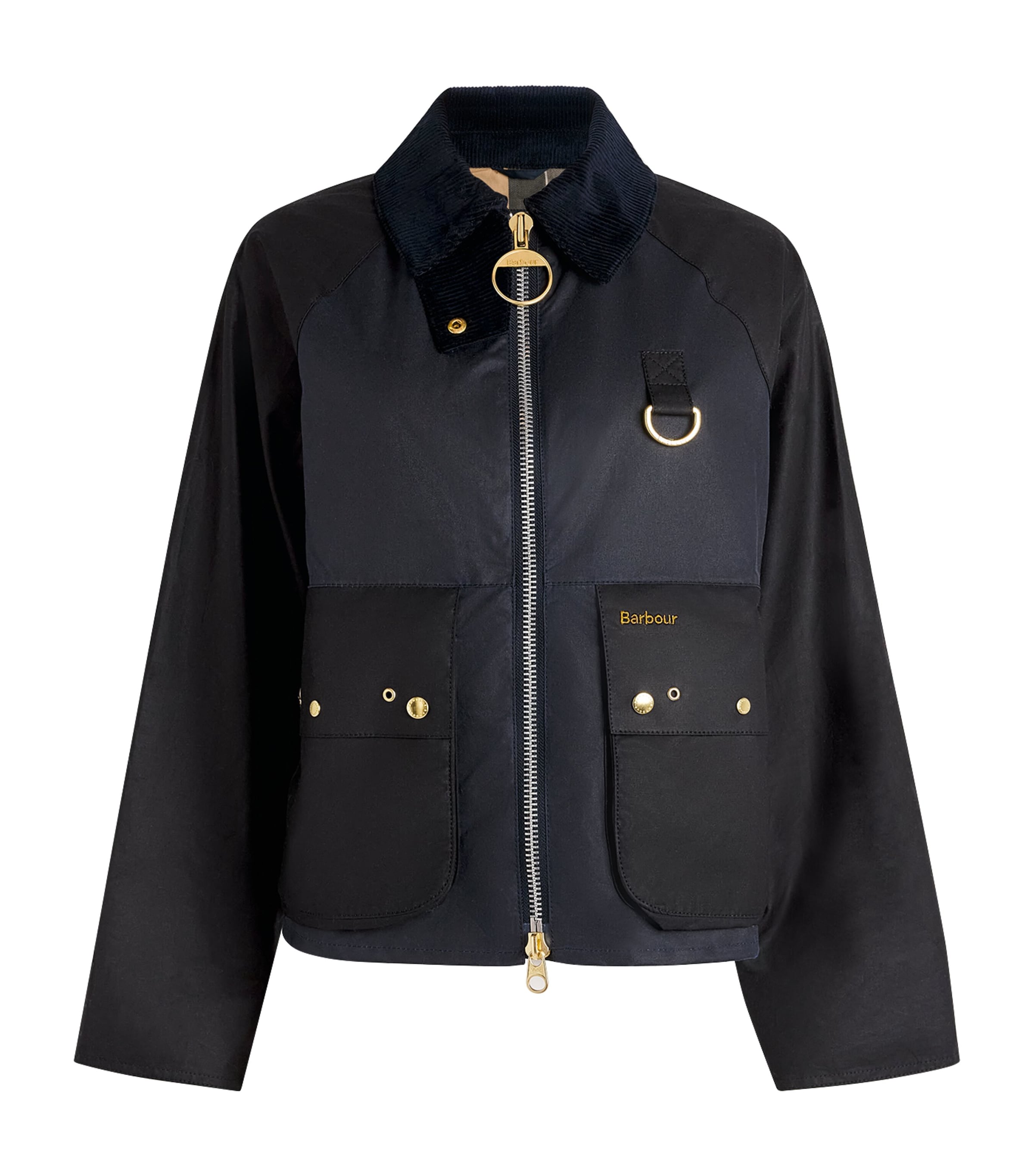 Waxed Kearton Jacket RYL NVY/BLCK/DRSS TR Image 1