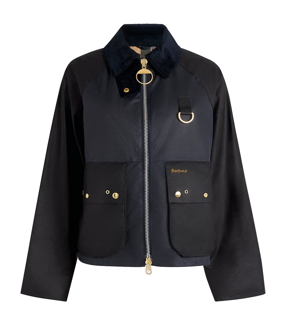 Waxed Kearton Jacket RYL NVY/BLCK/DRSS TR Image 1