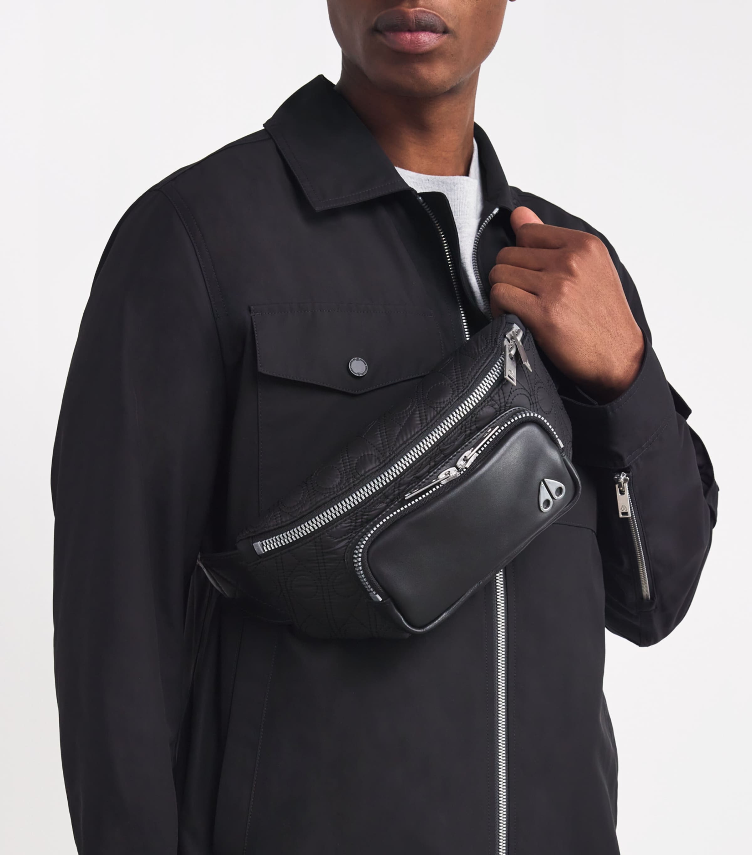 人気商品の中古品・新品・未使用品 Moose Knuckles Monogram Cross-Body Bag | Harrods US バッグ