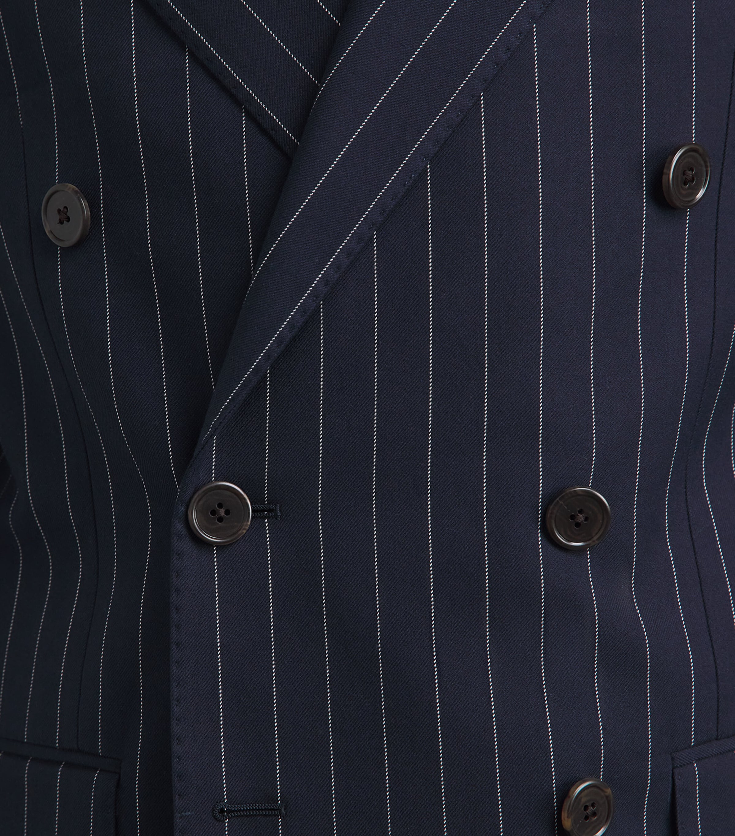 Polo Ralph Lauren Mens Stripe 2-Piece Suit Navy/cream Image 3