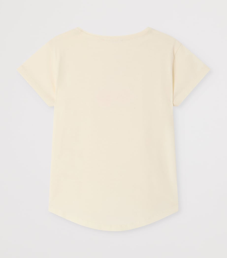 Bonpoint Cherry-Print Aada T-Shirt (10-14 Years) Upb Ecru Image 2