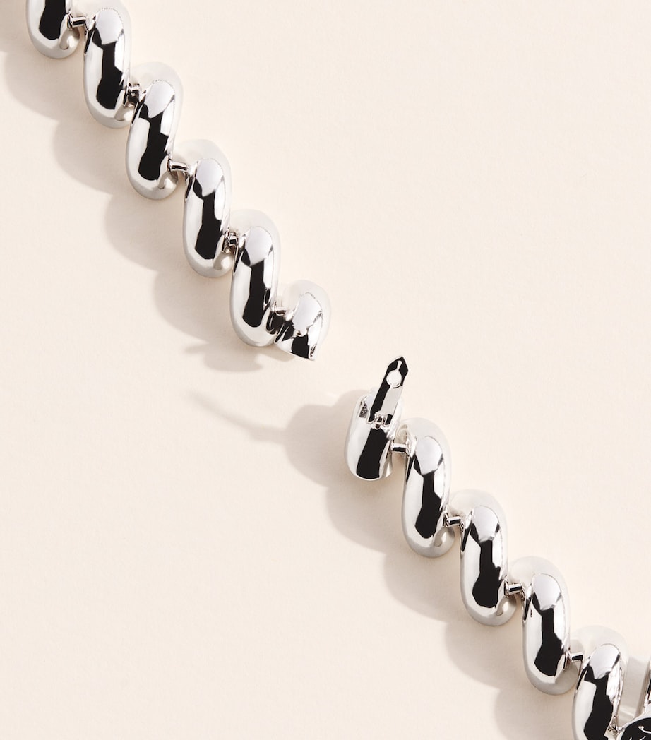 Eddie Borgo Silver-Plated Torsade Chain Necklace Silver Image 5