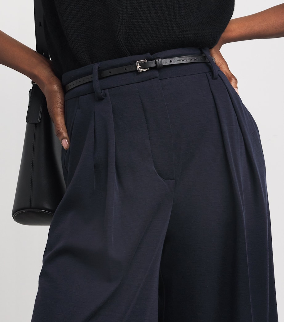 Leather Logo Belt BLACK Image 2