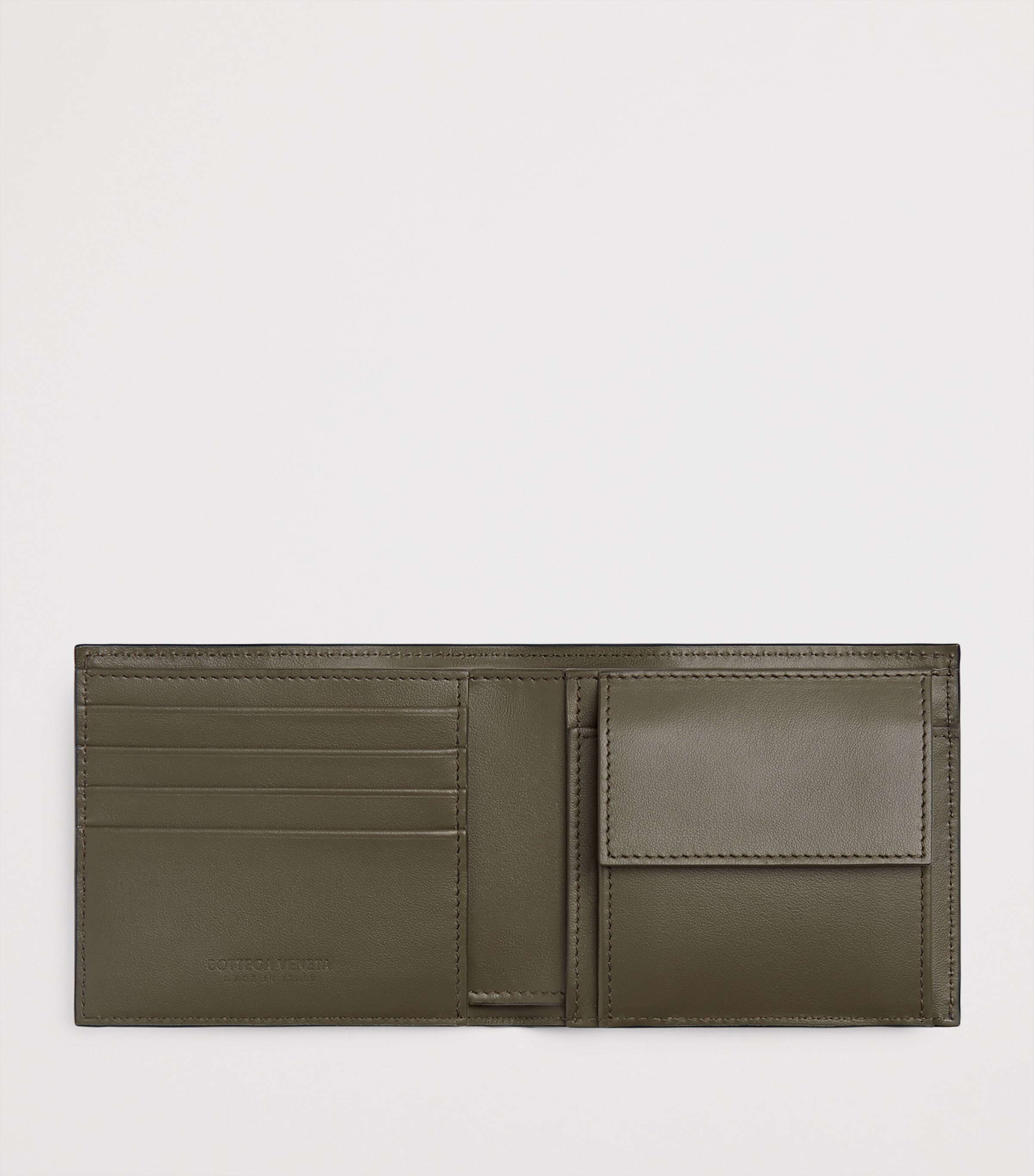 Leather Intrecciato Bifold Wallet 3258 Image 2