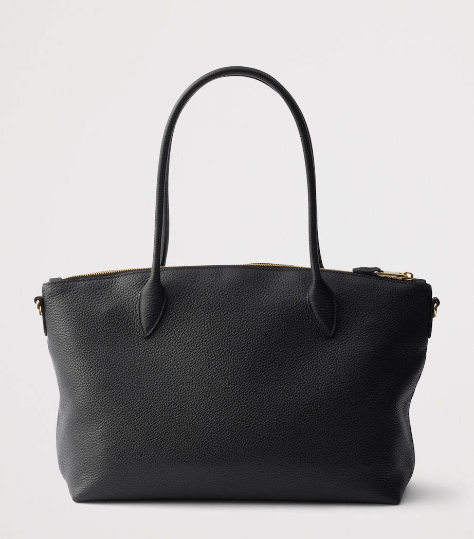 Prada Womens Large Calfskin Tote Bag Image 4