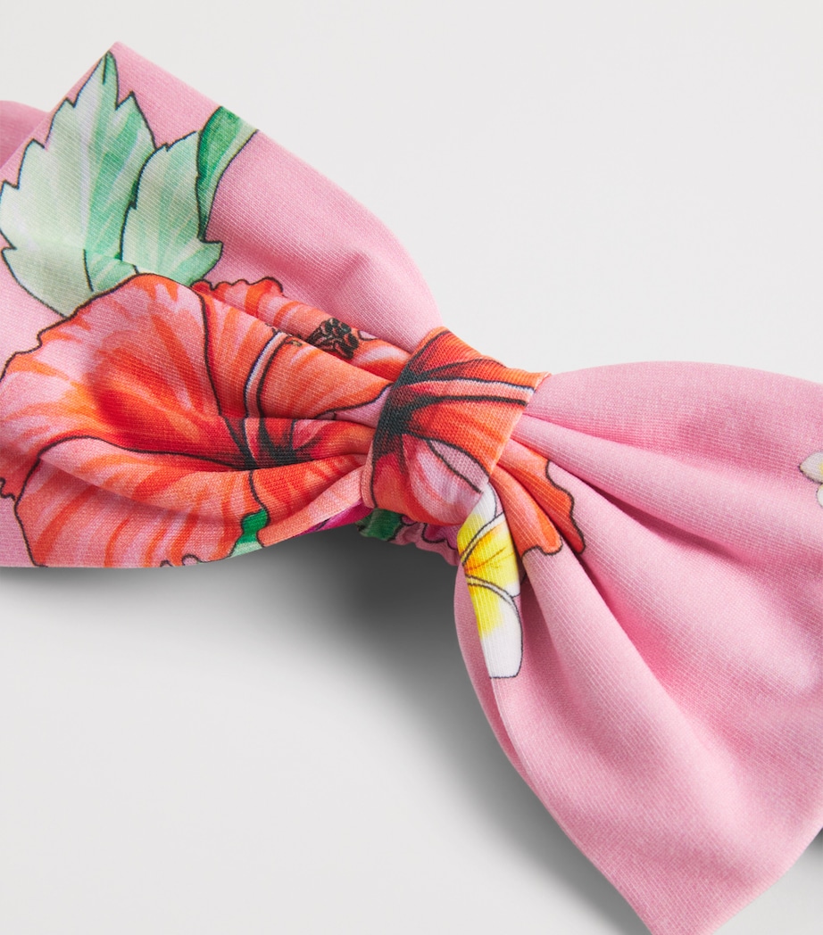 Monnalisa Jersey Printed Headband Rosa Peach Image 3