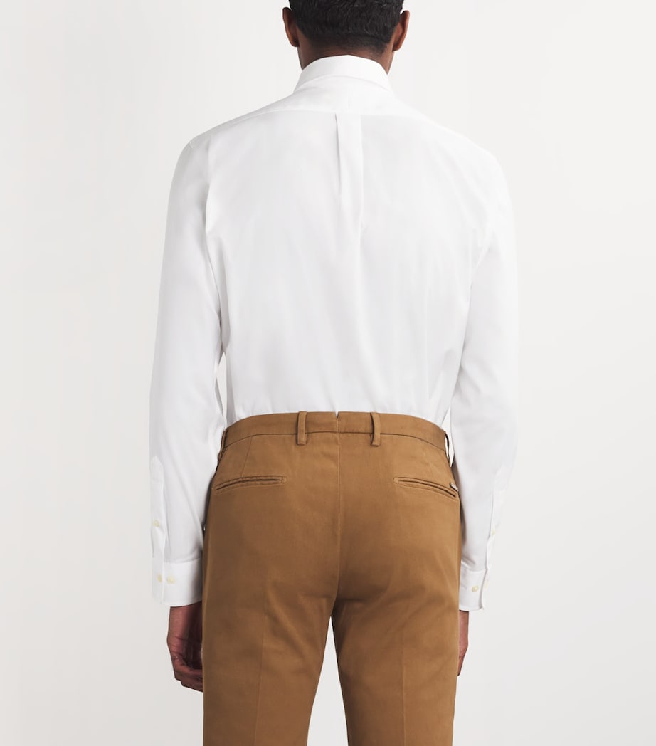 Polo Pony Custom Fit Shirt WHITE Image 4