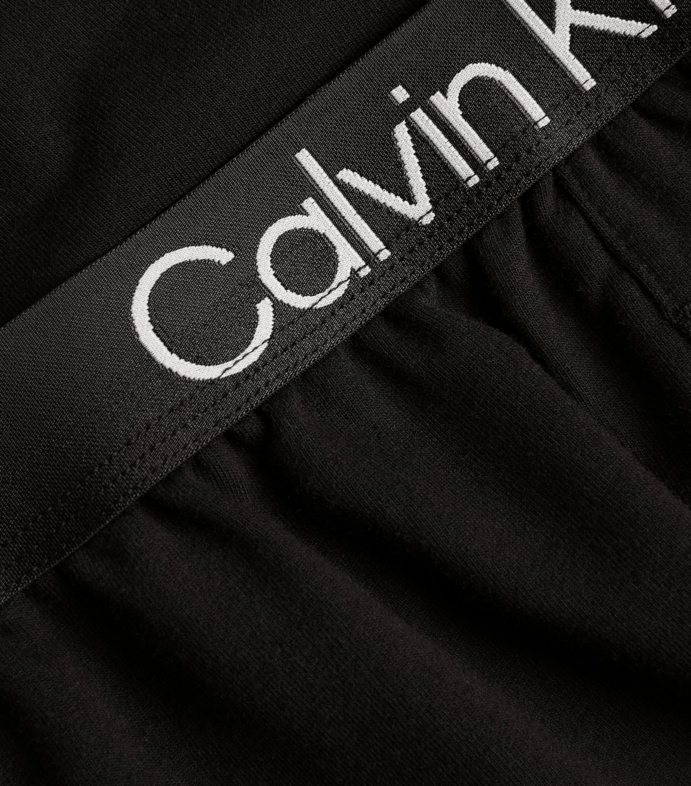 Calvin Klein Mens Modern Structure Lounge Shorts Black Image 5