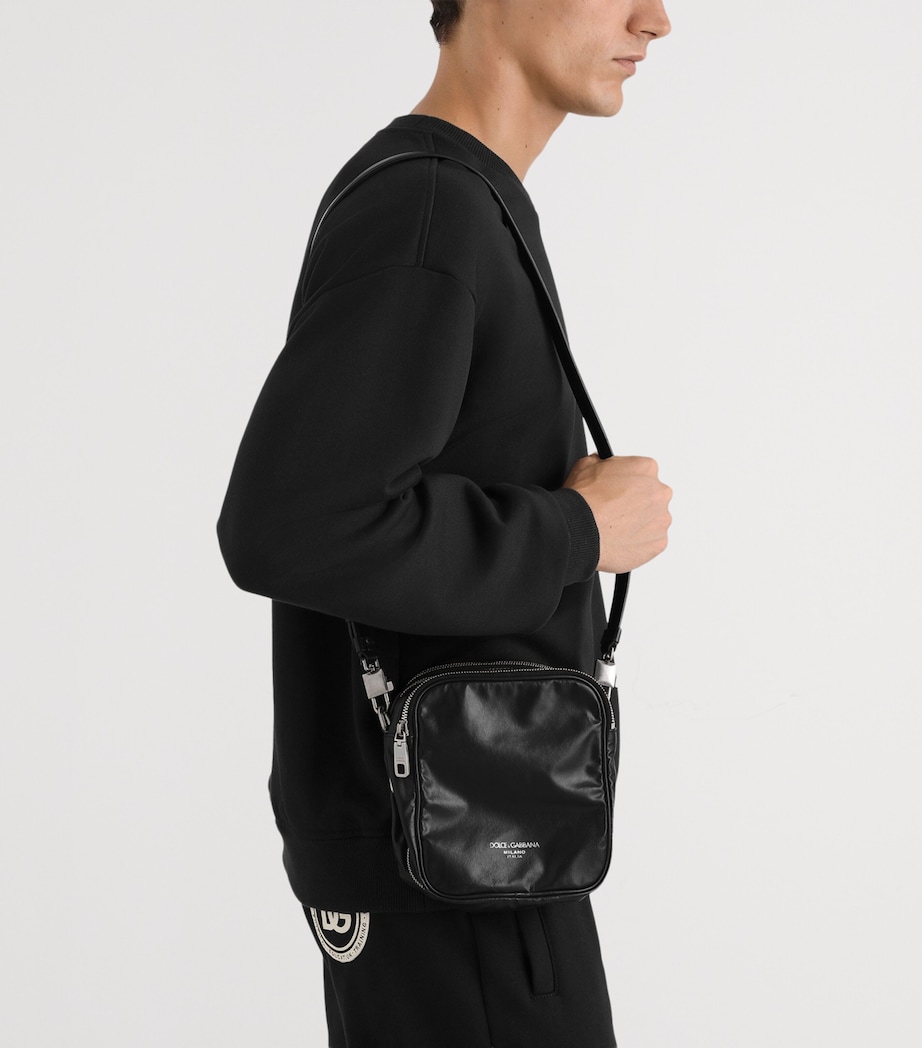 Dolce&Gabbana Patent Leather Cross-Body Bag Black Image 2