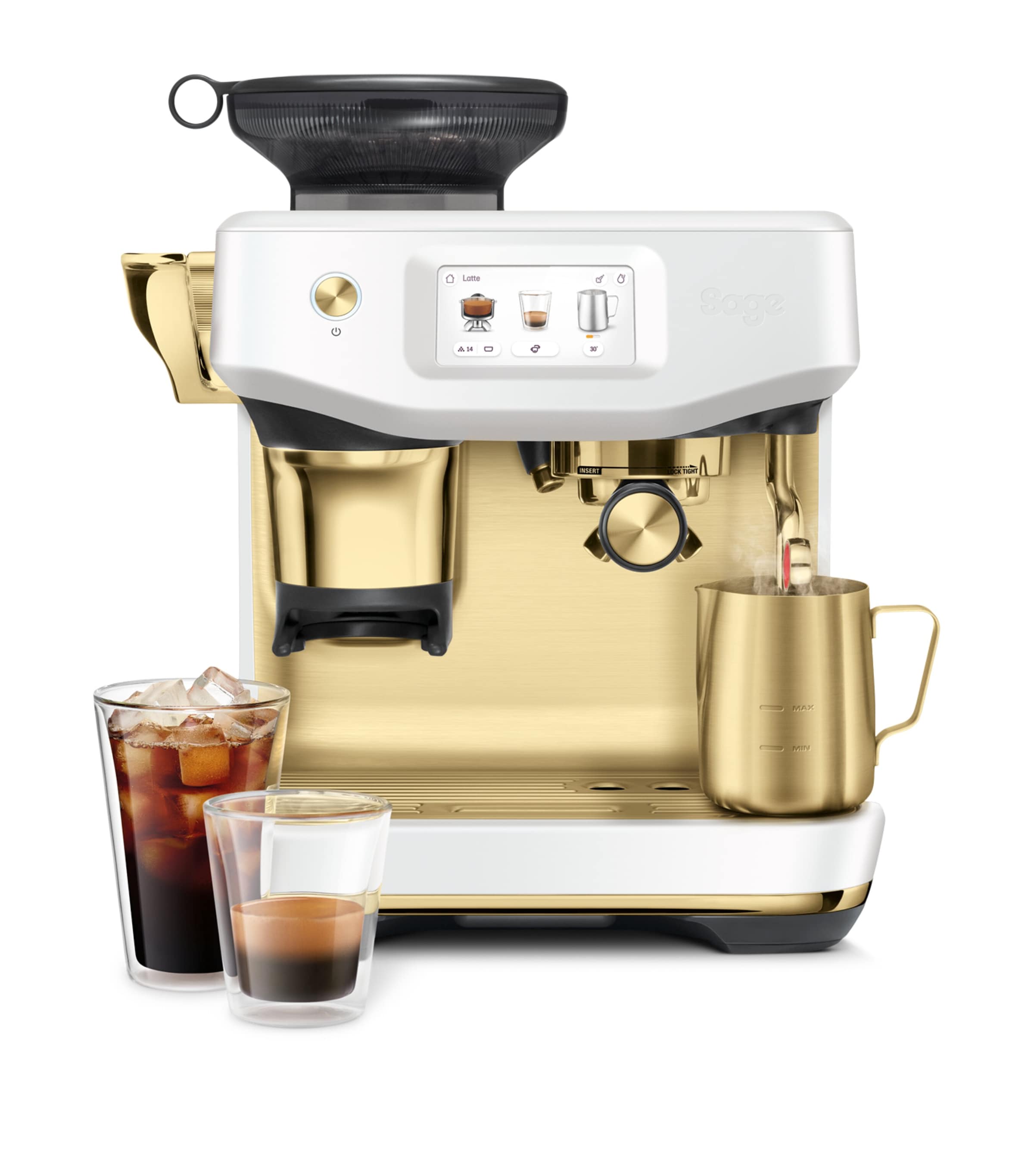 Sage The Barista Touch Impress Coffee Machine In Gold