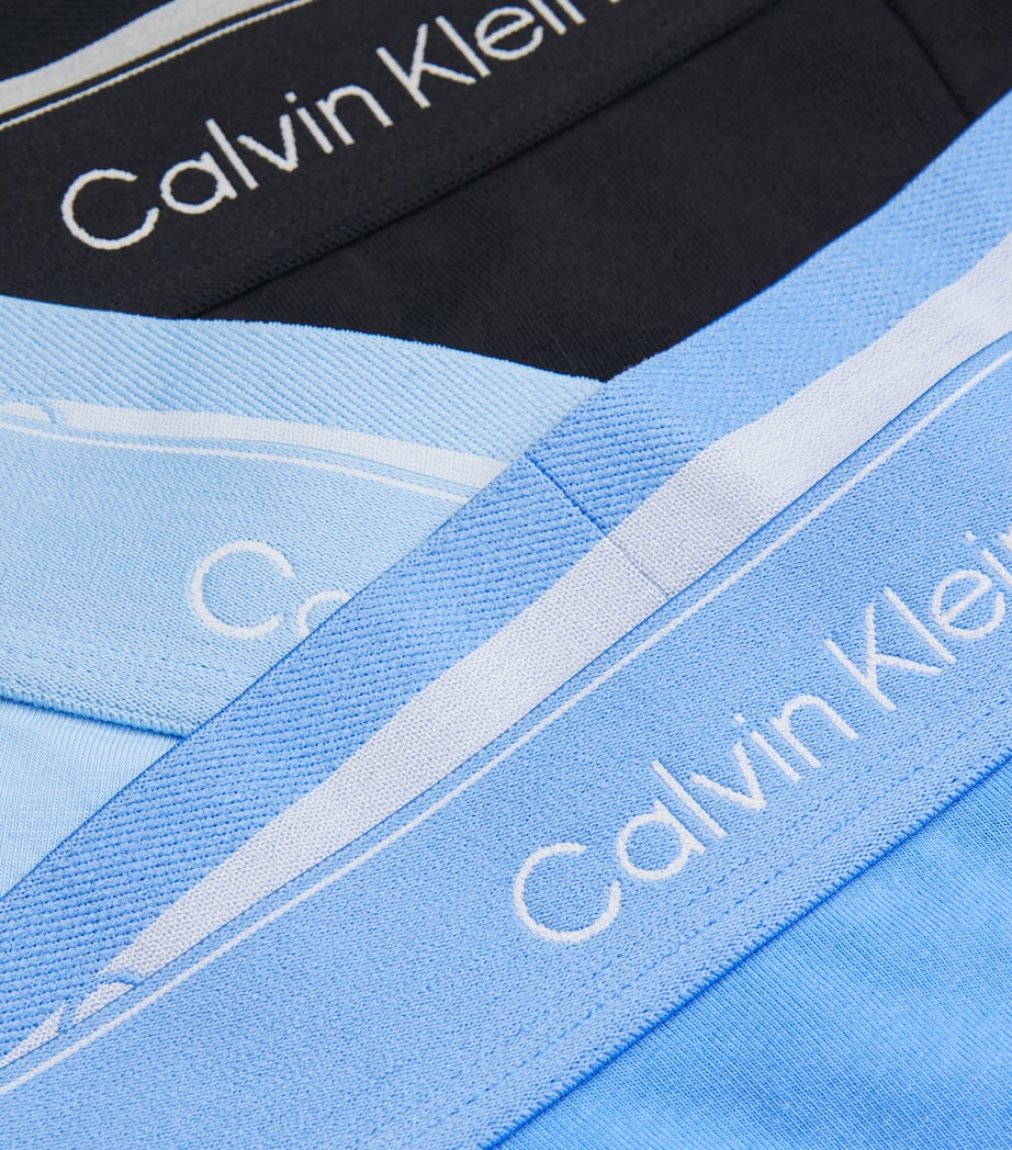 Cotton Stretch Relaxed Icon Boxers (Pack of 3) W8O-BLUE Image 5