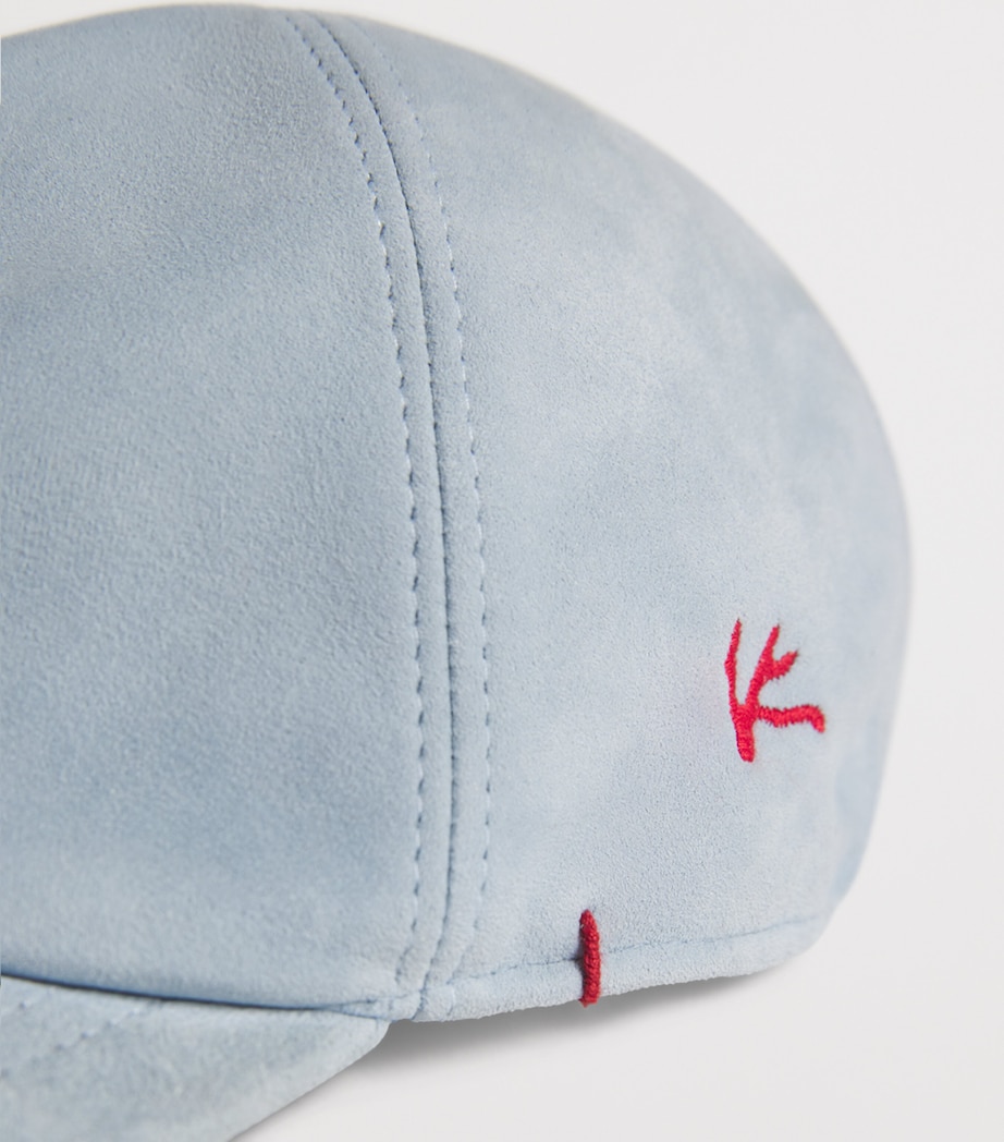 Suede Embroidered Baseball Cap 670 Image 4