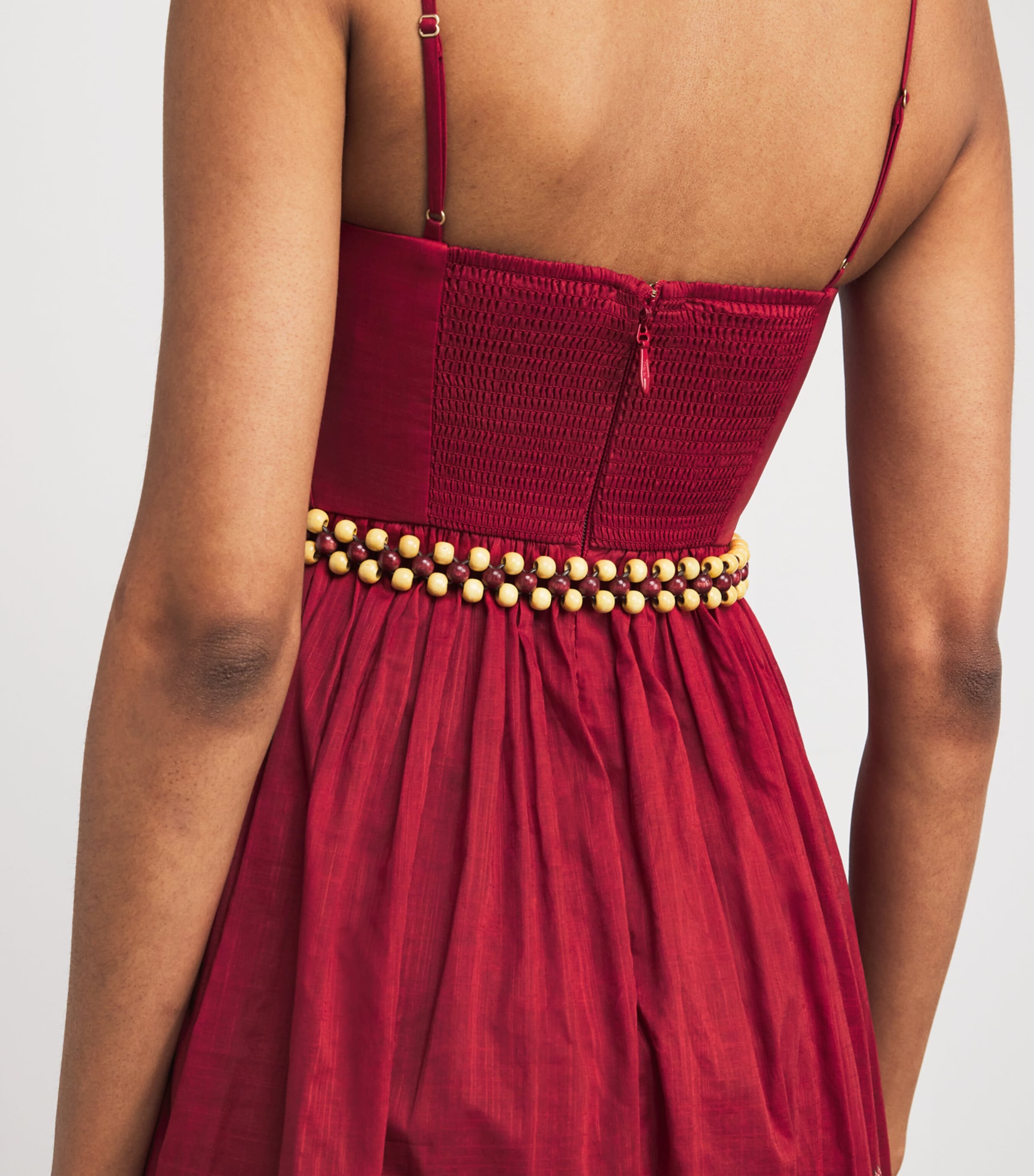 ワンピース Zimmermann RHIANNON CORSET MIDI DRESS Rhiannon Corset Midi Dress Red Multi Paisley Online | Zimmermann