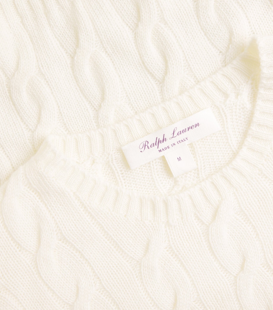 Cashmere Cable-Knit Sweater CLASSIC CREAM Image 5