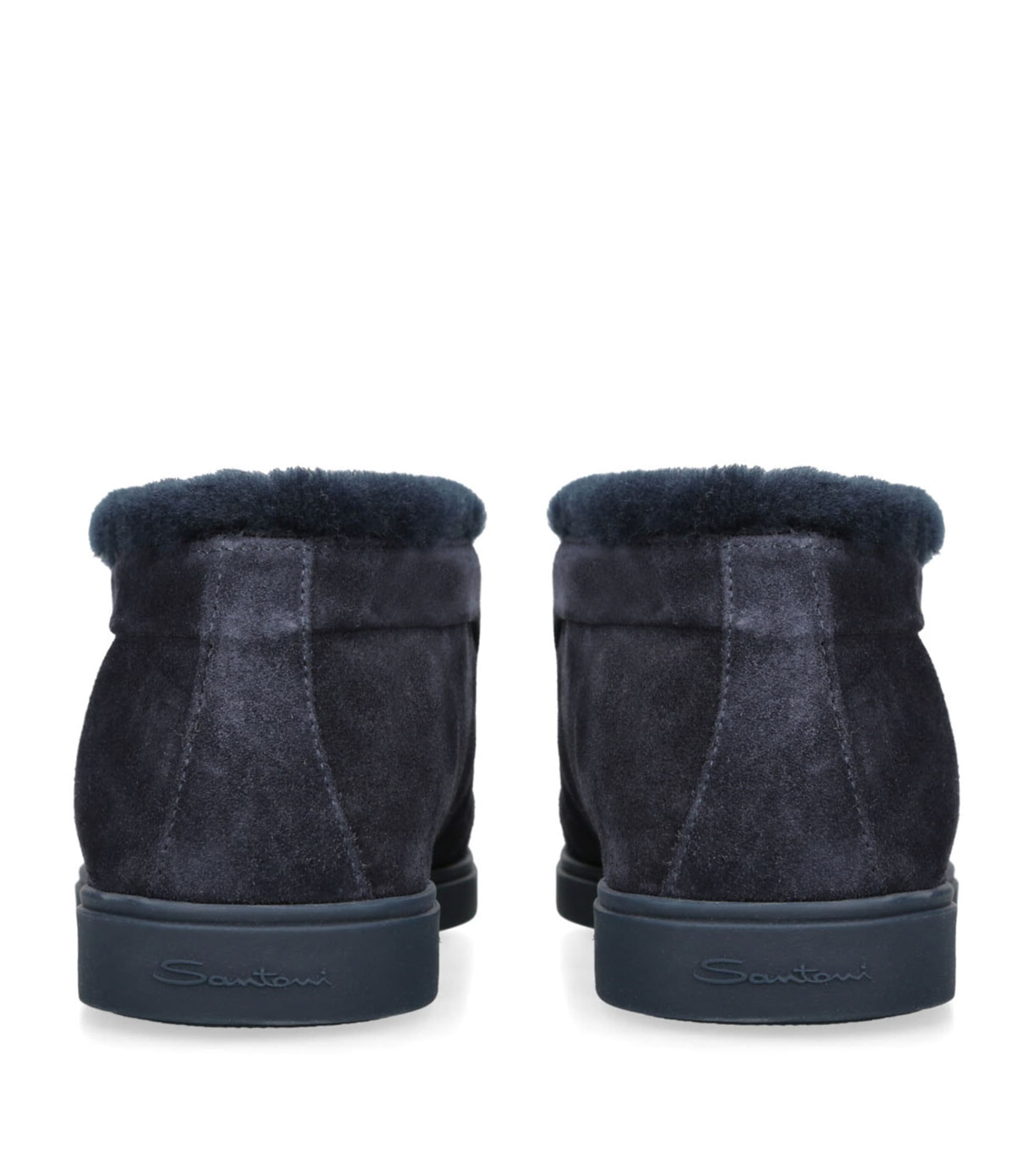 Suede Fortune Ankle Boots BLUE/DARK Image 2
