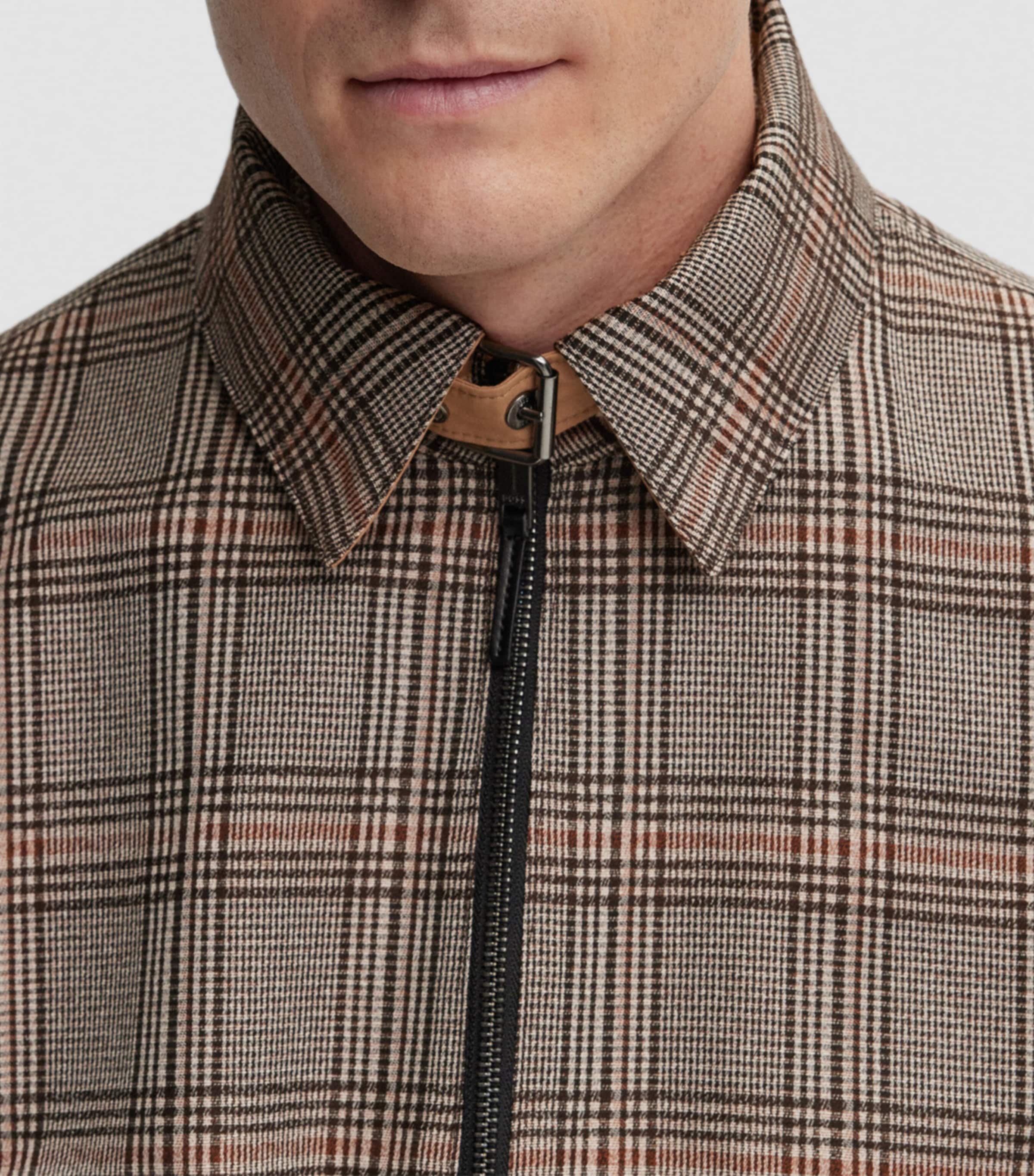 Reversible Water-Repellent Check Jacket 260 Image 5